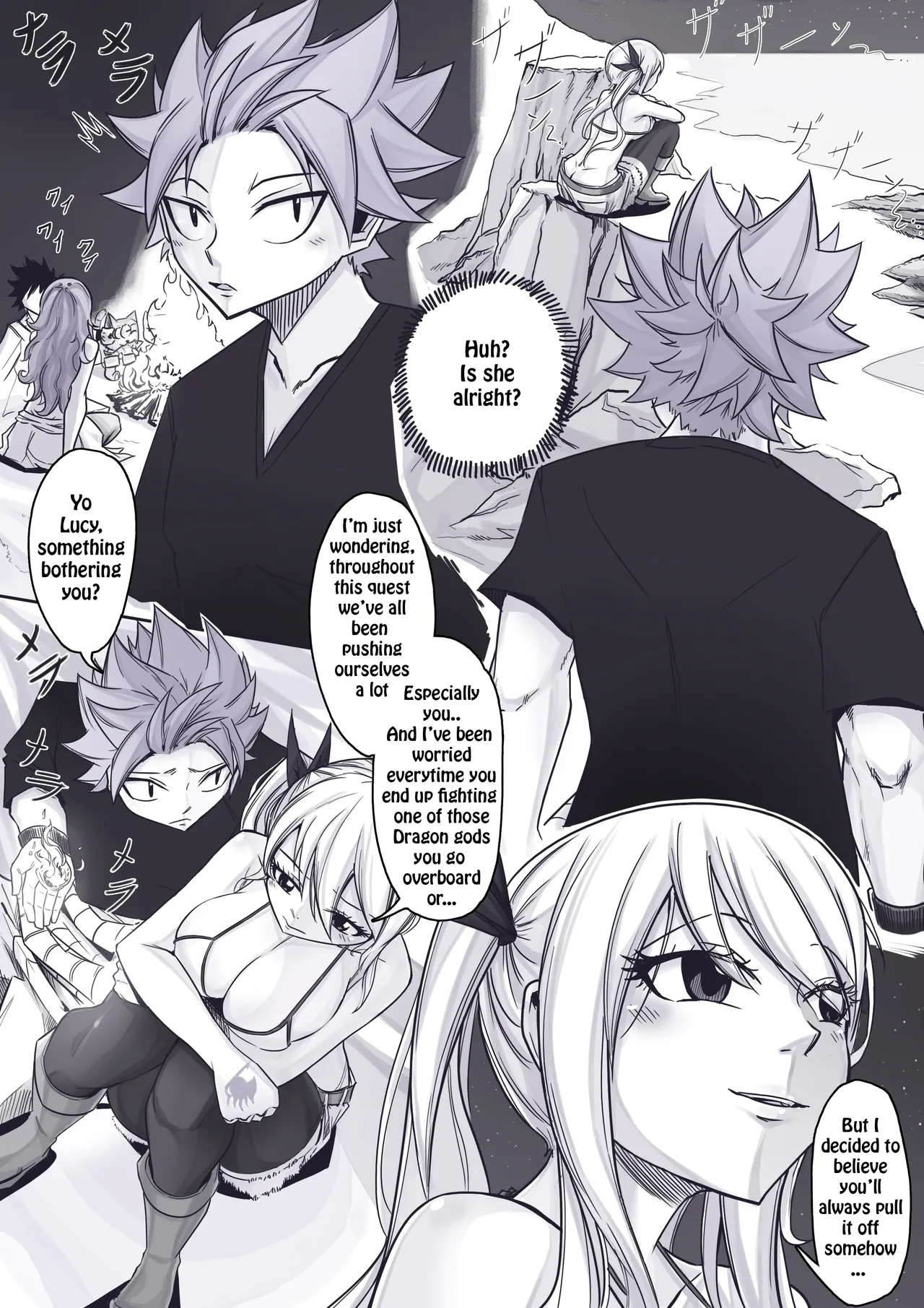 Fairy Heat 2 Doujin page 30 featuring lucy heartfilia fairy tail parody - sweating kissing hentai manga - read online free