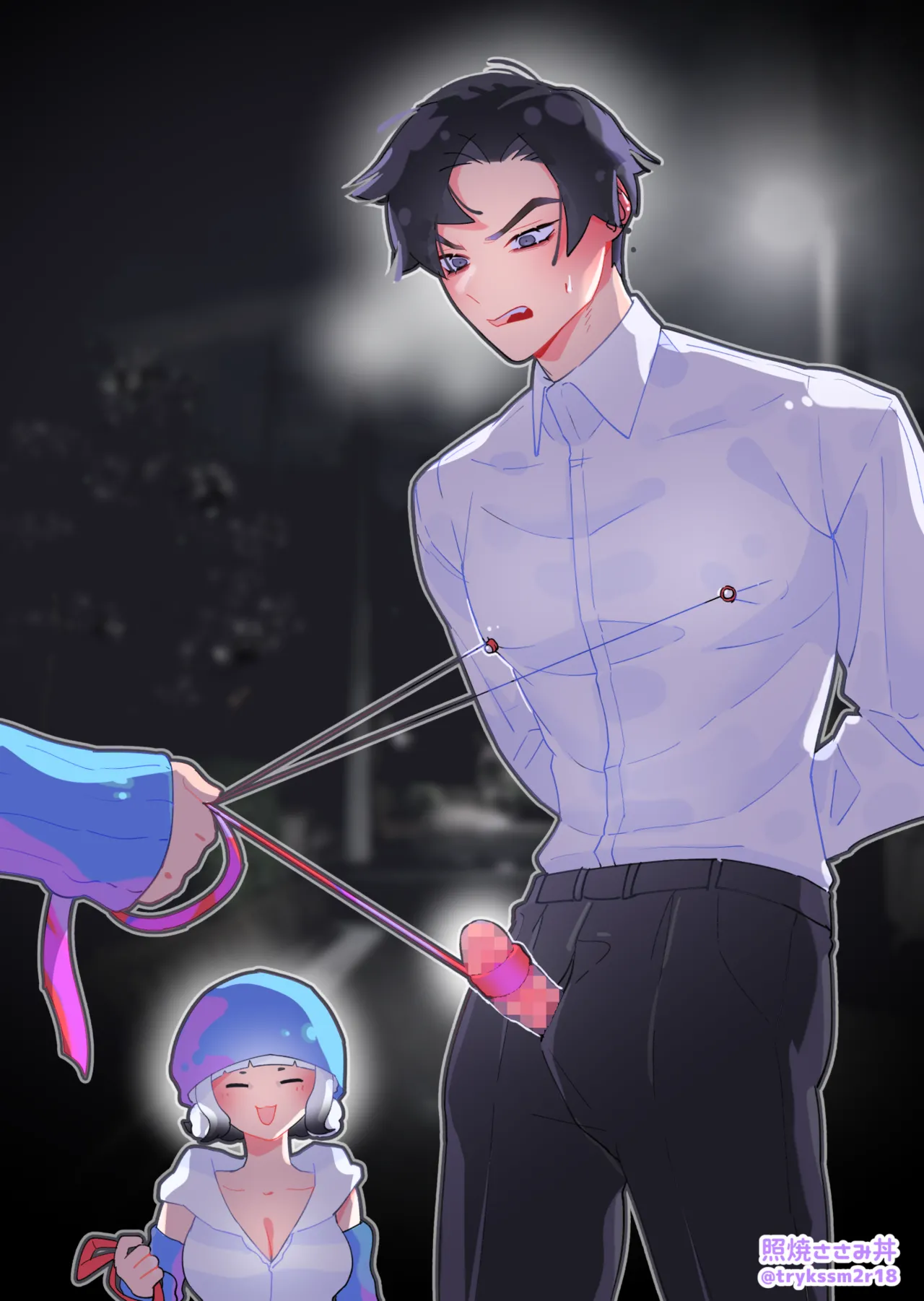 Female x Male Illustrations page 39 original parody - business suit futanari hentai manga - read online free