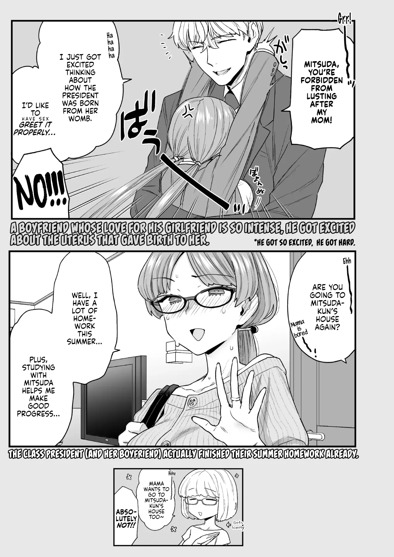 [Sayonara Hornet (Yoshiragi)] Iinchou to Mitsuda-kun Soushuuhen 1 + alpha | The Class President and Mitsuda-kun Compilation 1 + alpha [English] [rez_a] page 127 original parody - sole female sole male hentai manga - read online free