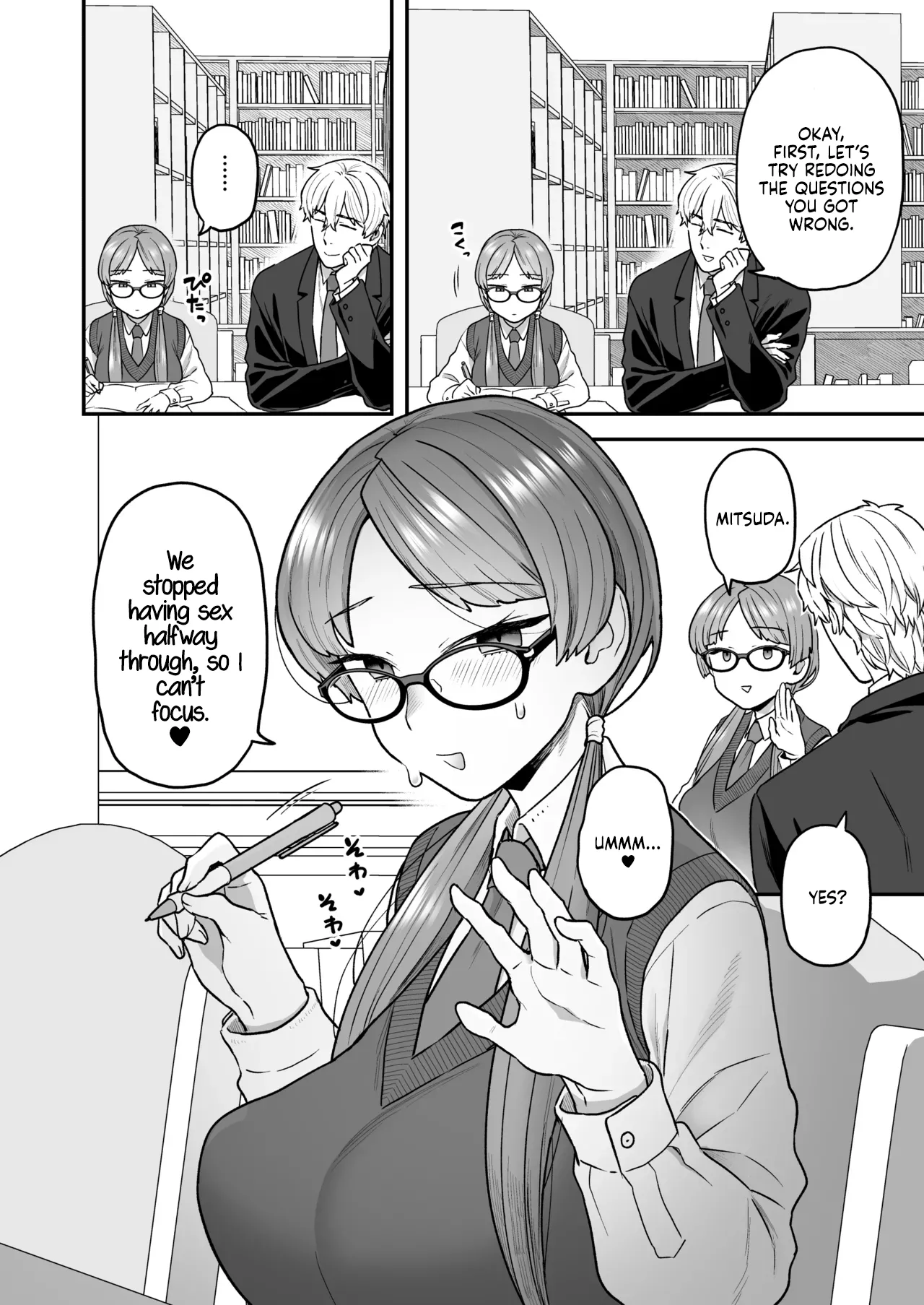 [Sayonara Hornet (Yoshiragi)] Iinchou to Mitsuda-kun Soushuuhen 1 + alpha | The Class President and Mitsuda-kun Compilation 1 + alpha [English] [rez_a] page 52 original parody - sole female sole male hentai manga - read online free