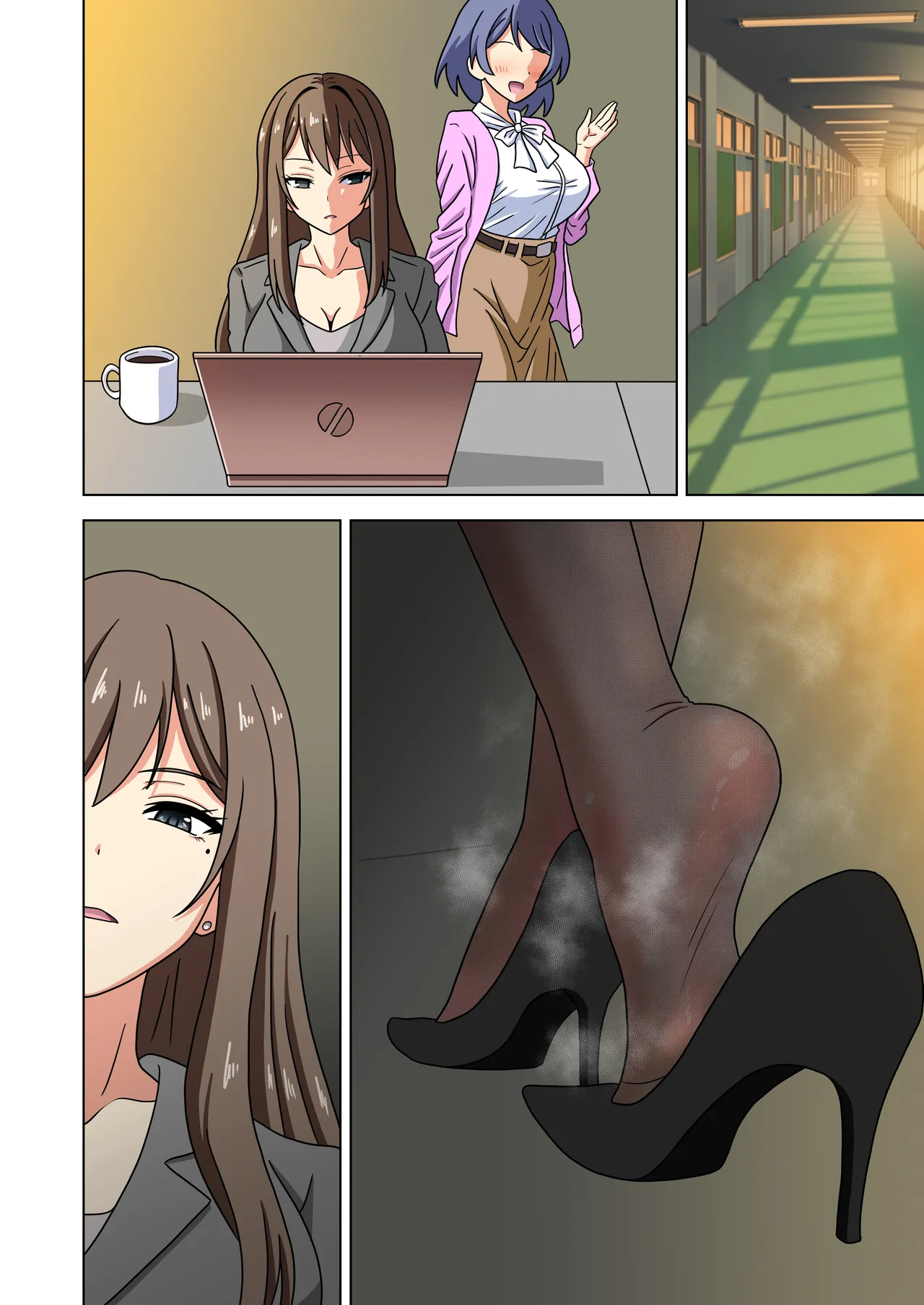 Mitari no Sono Ep.201-213【Japanese】 page 140 original parody - foot licking footjob hentai manga - read online free