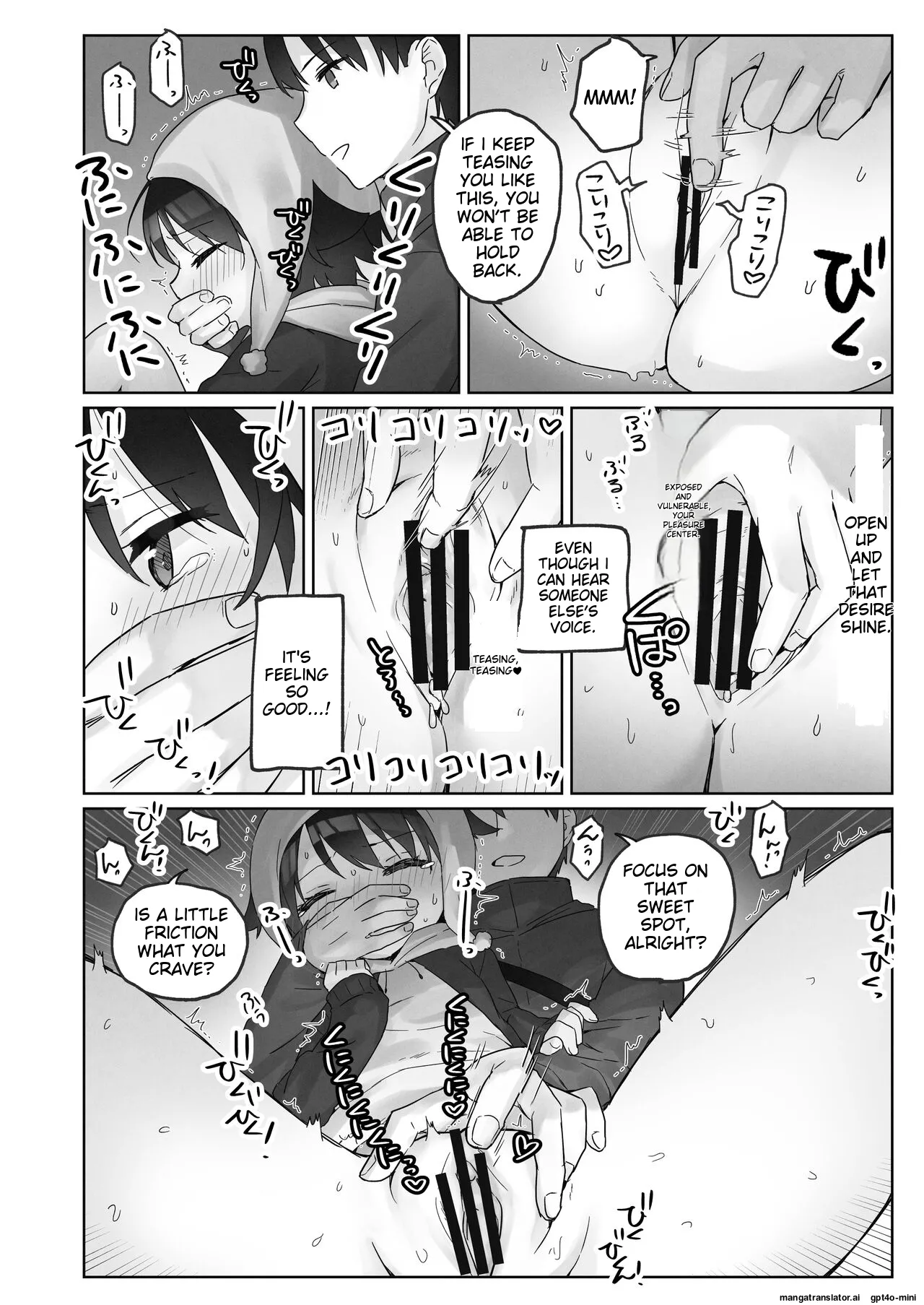 Samuzora no Shita, Imouto o Te dake de Ikasemakuru page 22 original parody - rough translation no penetration hentai manga - read online free