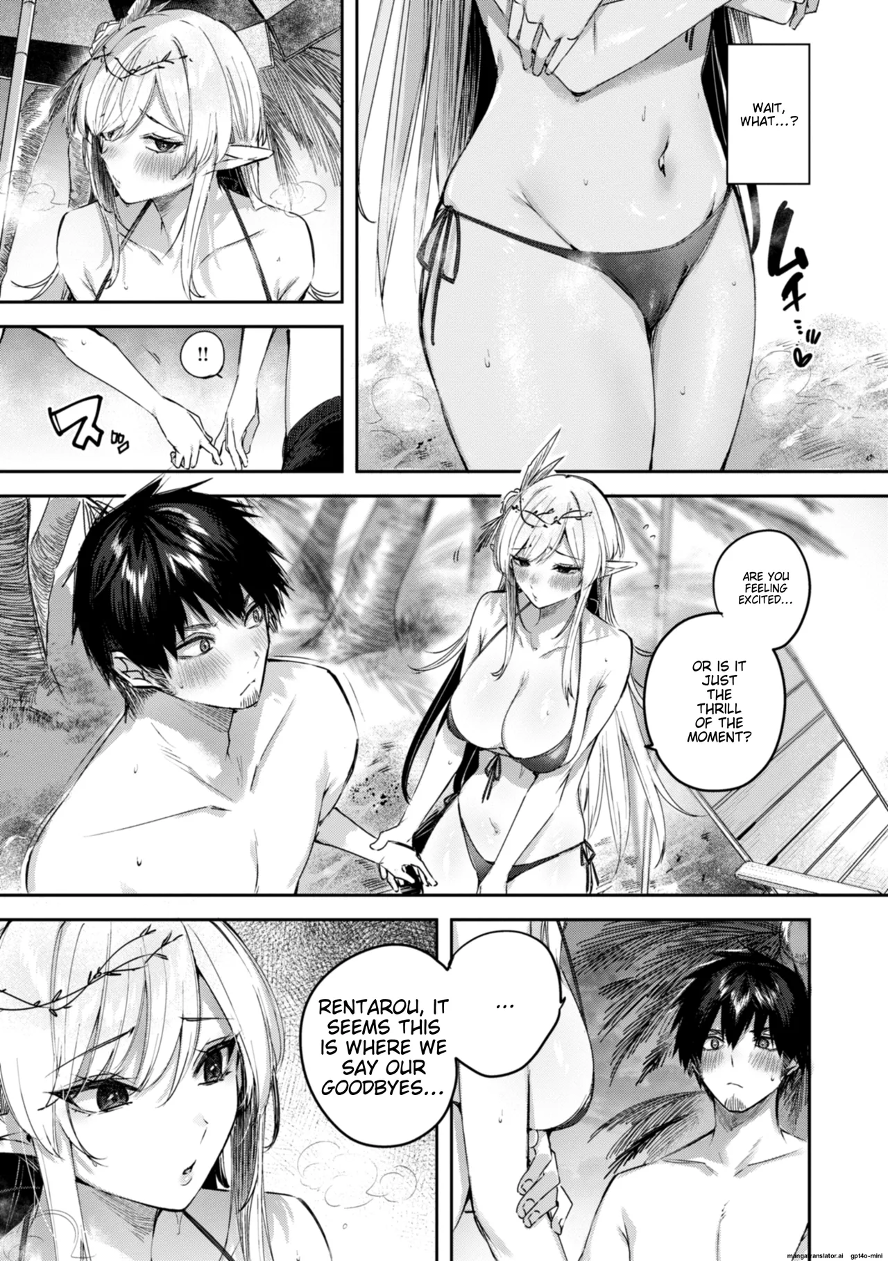 Dokushin Hunter no Deai wa Elf no Mori de | The Single Hunter Meets Girl in The Elven Forest page 116 - elf big breasts hentai manga - read online free