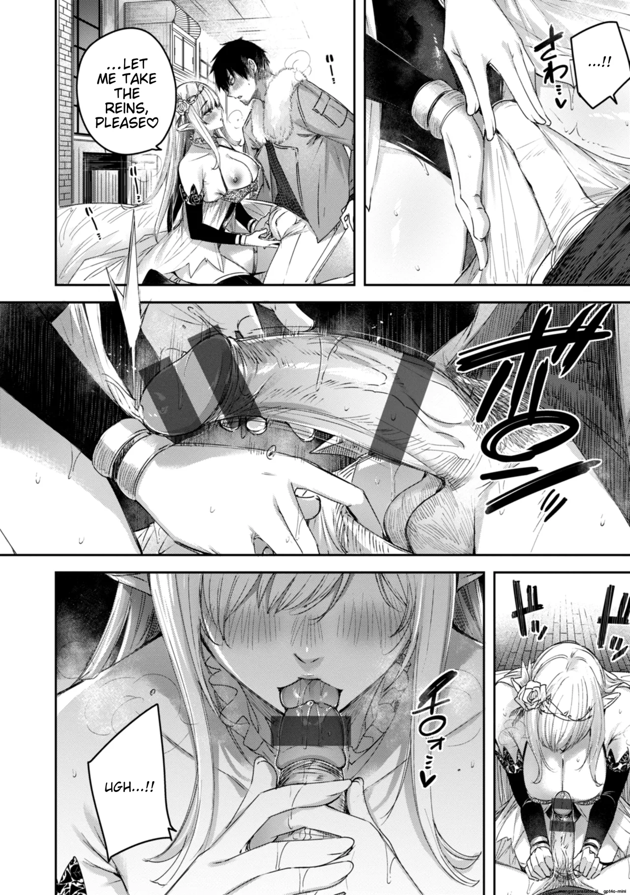 Dokushin Hunter no Deai wa Elf no Mori de | The Single Hunter Meets Girl in The Elven Forest page 41 - rough translation big breasts hentai manga - read online free