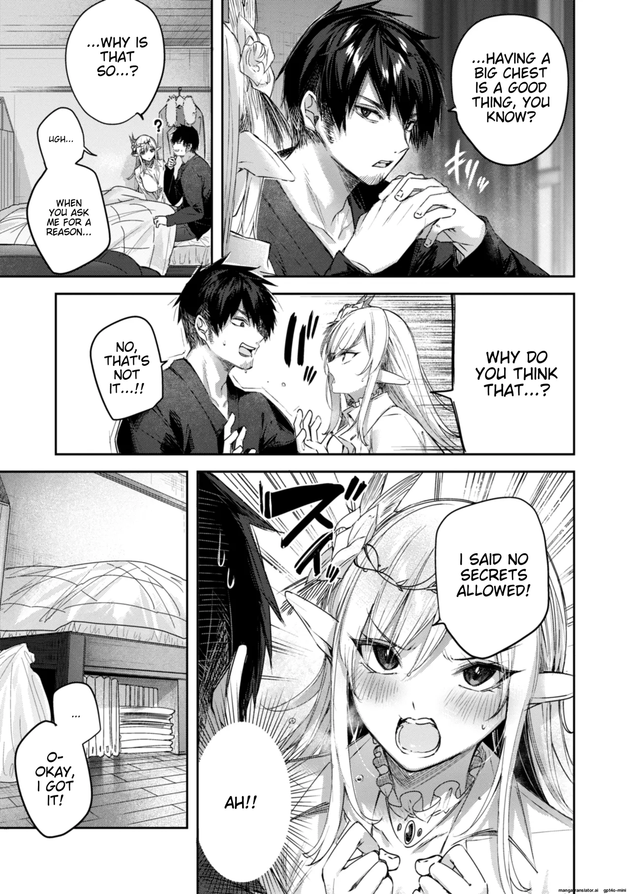 Dokushin Hunter no Deai wa Elf no Mori de | The Single Hunter Meets Girl in The Elven Forest page 60 - elf big breasts hentai manga - read online free