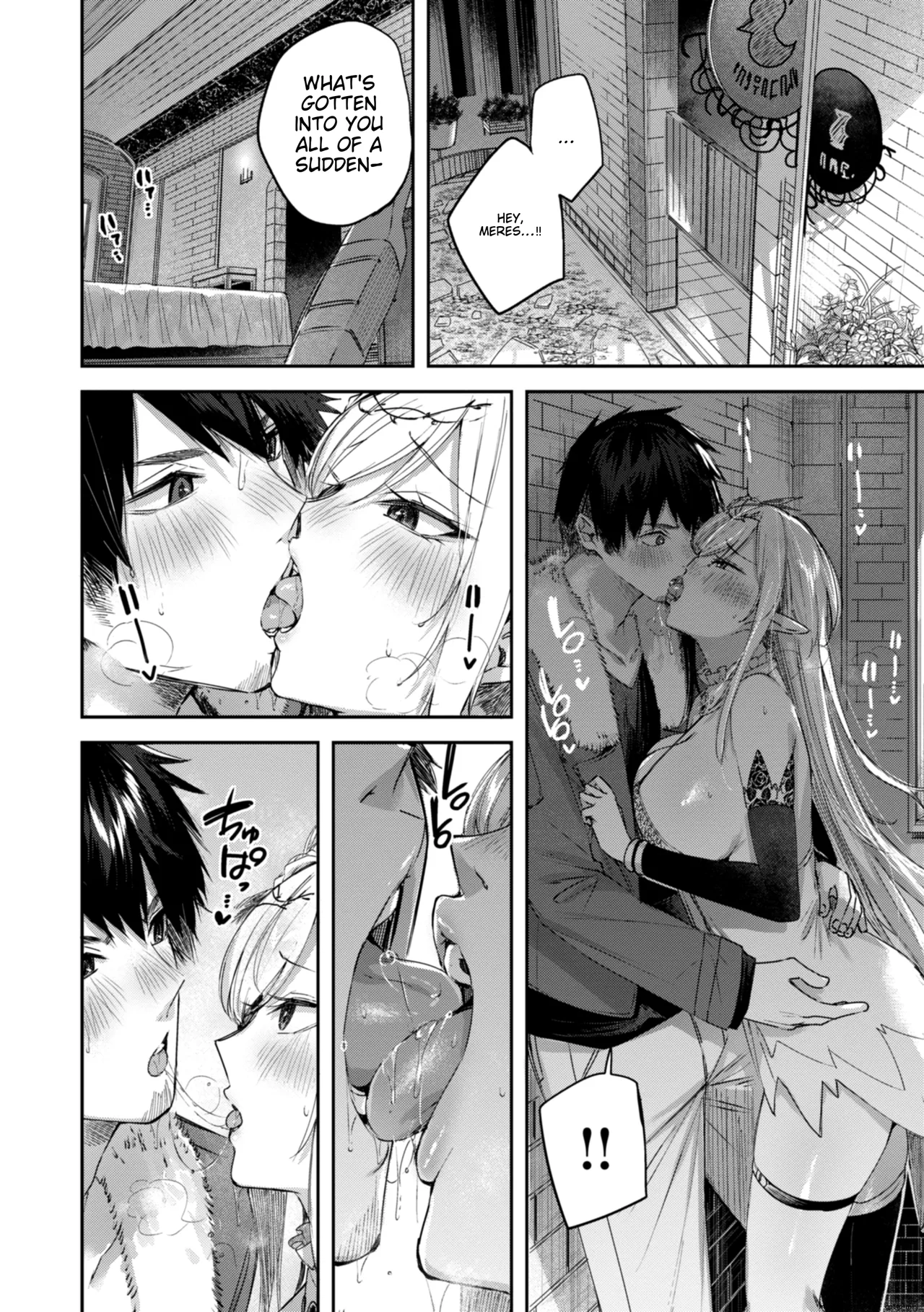 Dokushin Hunter no Deai wa Elf no Mori de | The Single Hunter Meets Girl in The Elven Forest page 83 - rough translation big breasts hentai manga - read online free
