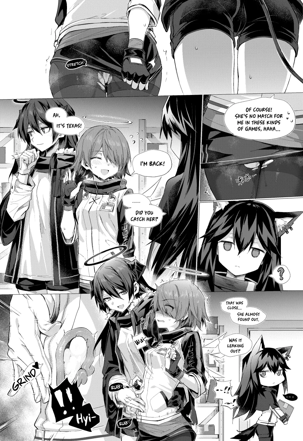 Mostima x Exusiai Short Story page 15 featuring exusiai arknights parody - nakadashi gloves hentai manga - read online free