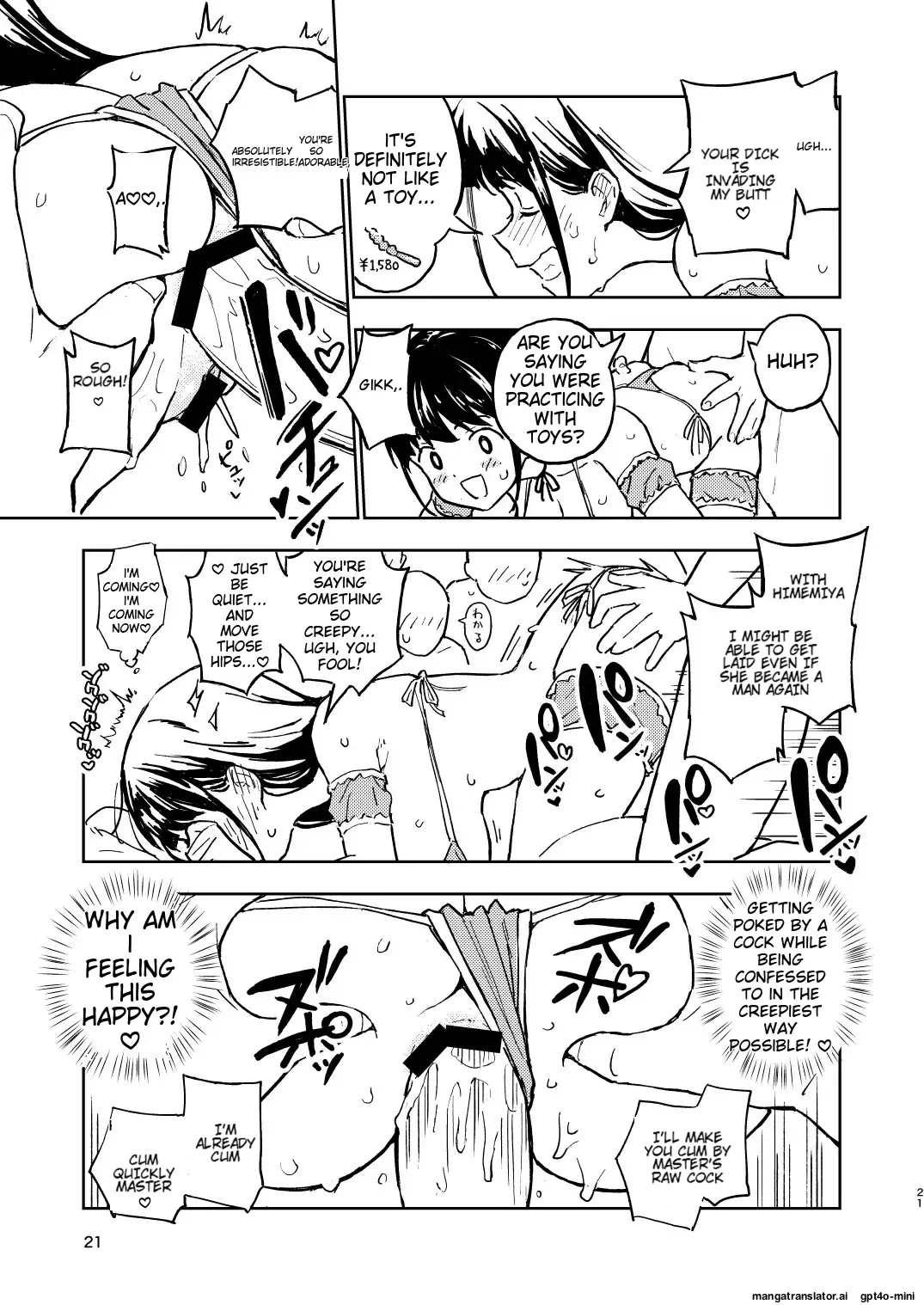 1-kagetsu Ninshin Shinakereba Otoko ni Modoreru Hanashi 2 page 22 original parody - mmf threesome group hentai manga - read online free