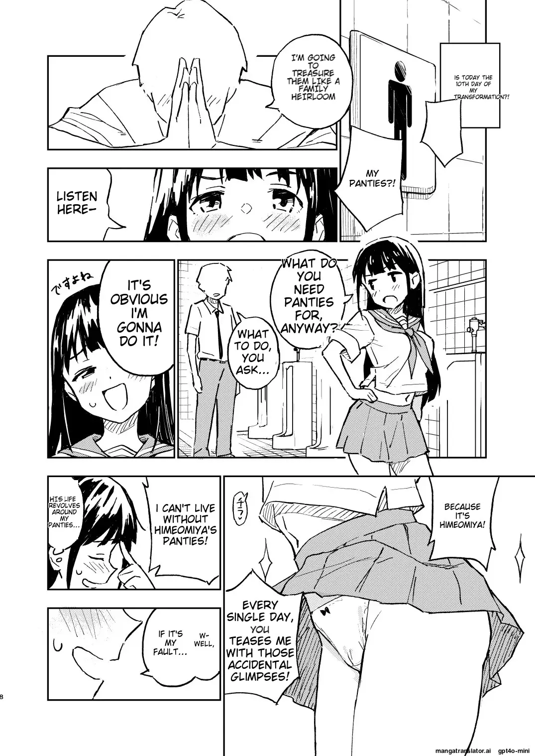 1-kagetsu Ninshin Shinakereba Otoko ni Modoreru Hanashi 2 page 9 original parody - sole female rough translation hentai manga - read online free