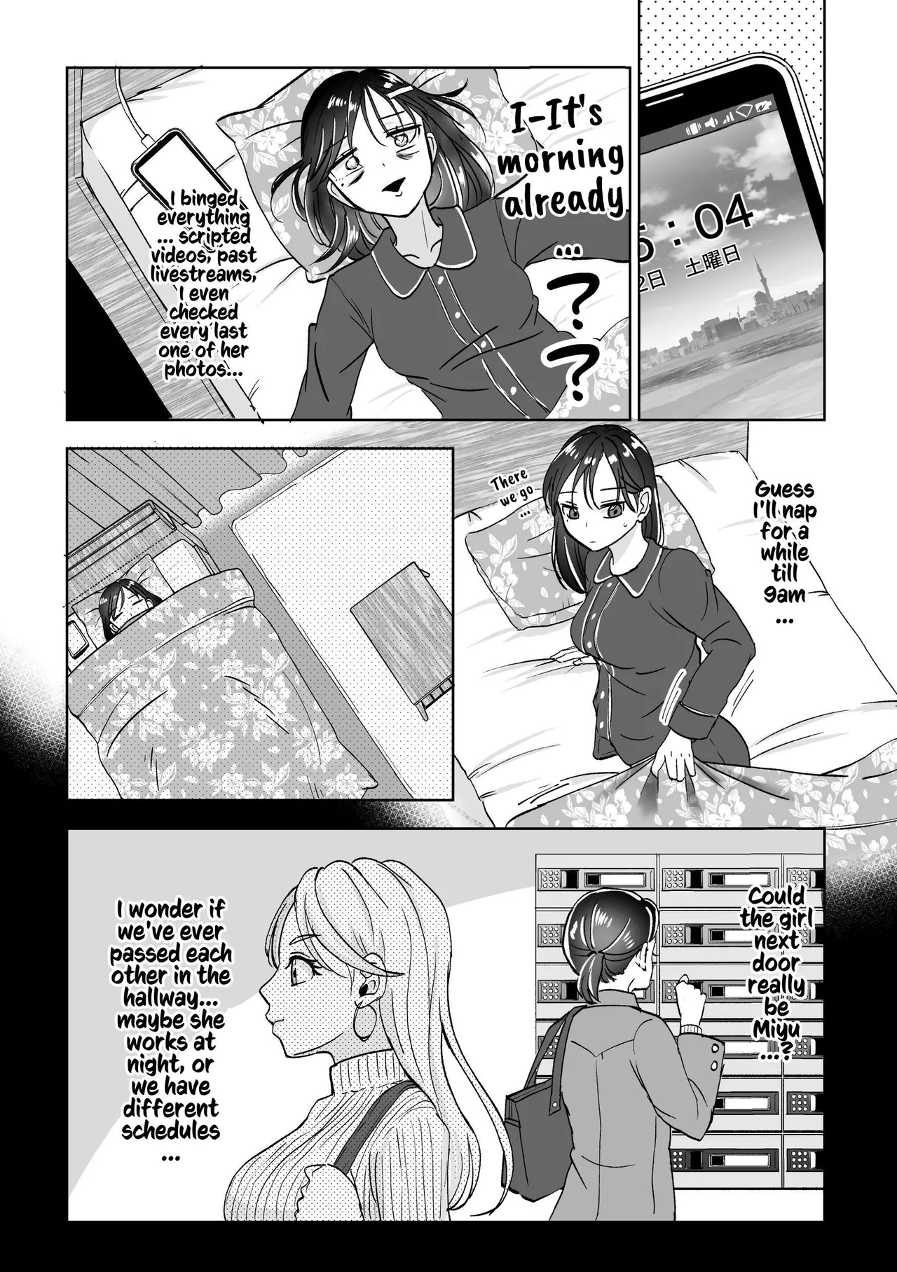 That Woman Next Door Is A Perverted Streamer page 13 original parody - multiple orgasms yuri hentai manga - read online free
