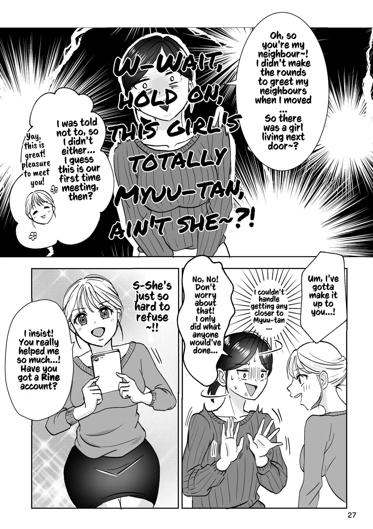 That Woman Next Door Is A Perverted Streamer page 32 original parody - multiple orgasms yuri hentai manga - read online free