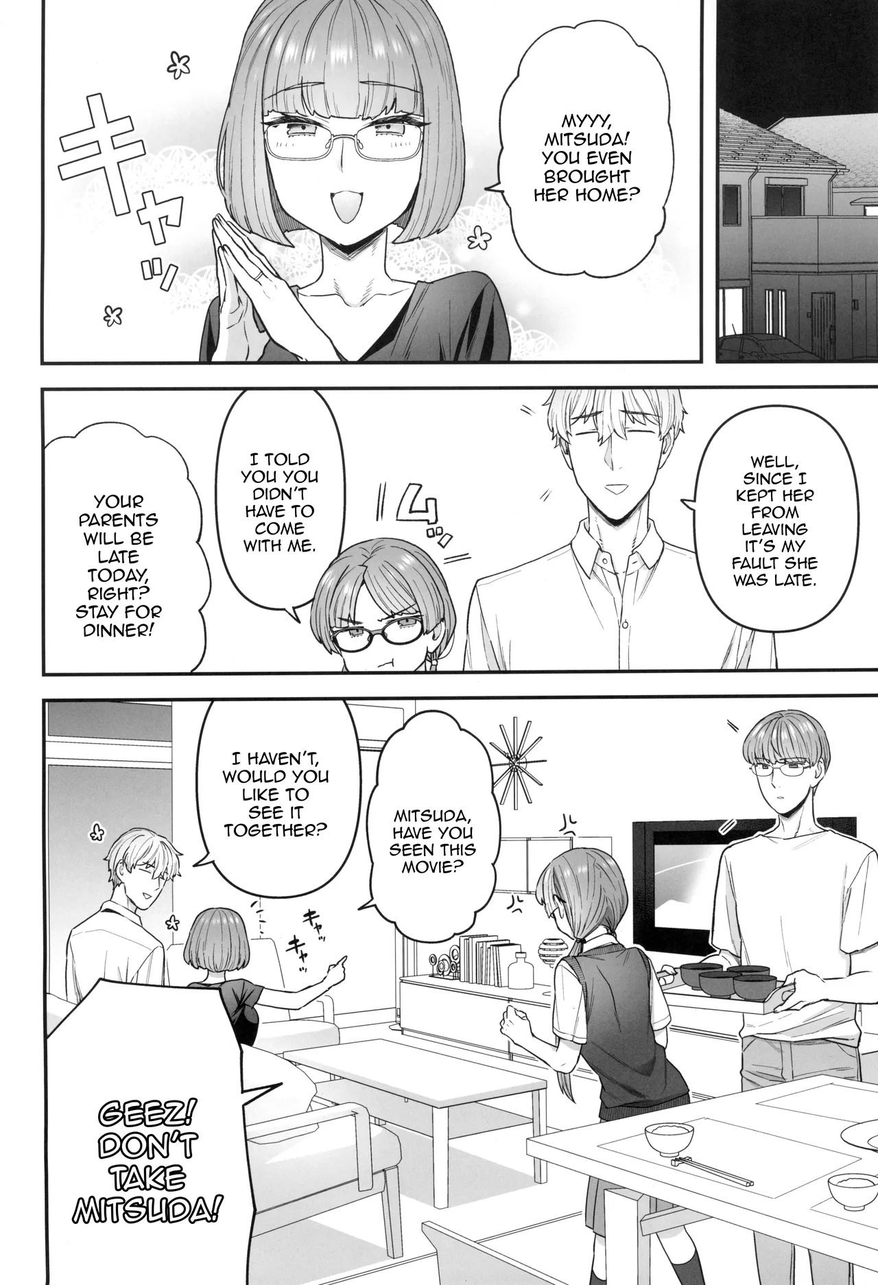 (C100) [Sayonara Hornet (Yoshiragi)] Iinchou to Mitsuda-kun | The Prez And Mitsuda-kun [English] {Doujins.com} page 18 original parody - big breasts unusual pupils hentai manga - read online free