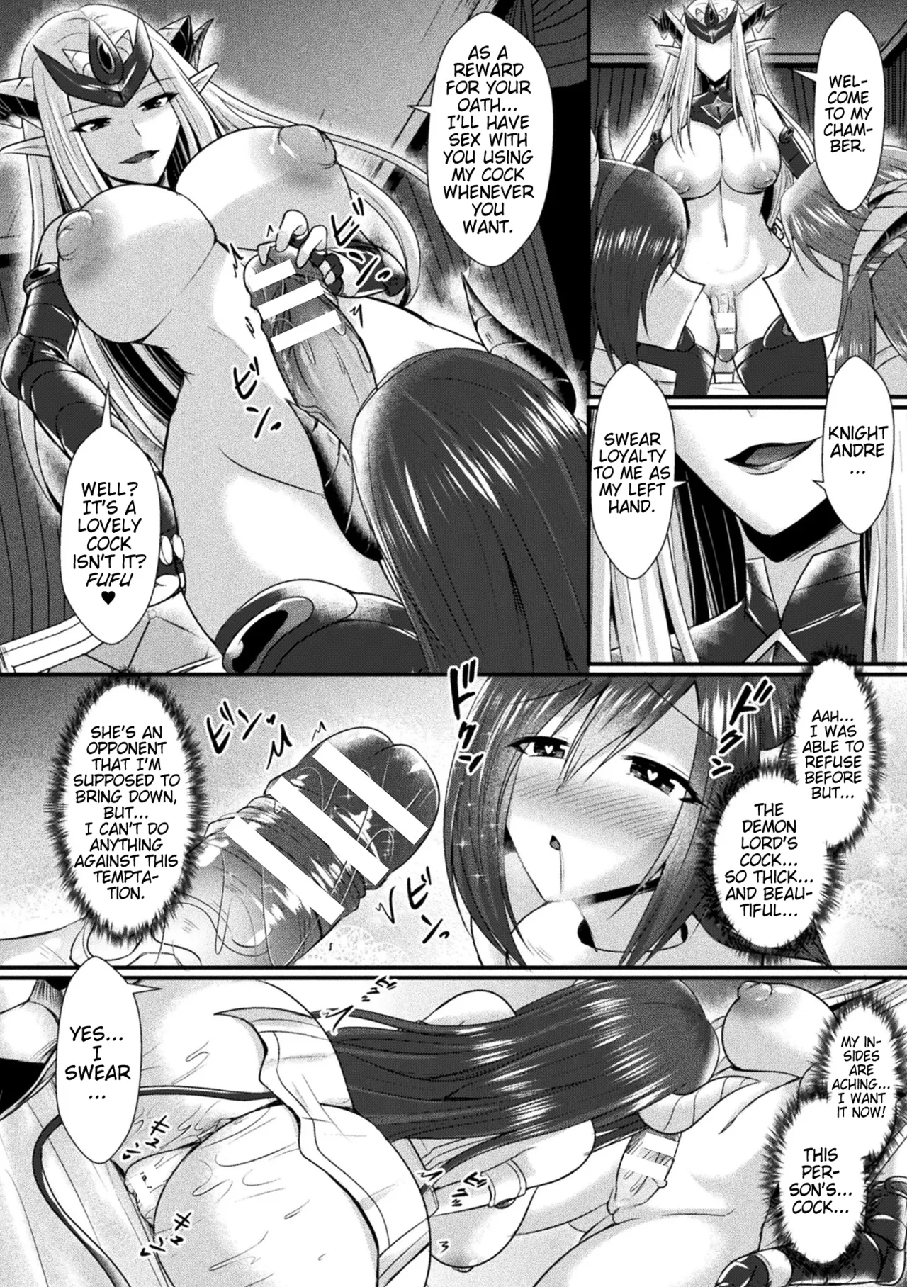 [Seres Ryu] Conduire au mal ～TS Kishi No Daraku~ Kouhen + Bangaihen | Conduire au mal ~Fall of a Gender Bent Knight~ Part 2 + Extra (Kukkoro Heroines Vol. 30) [English] [Digital] (Pangean) page 26 - nakadashi gloves hentai manga - read online free