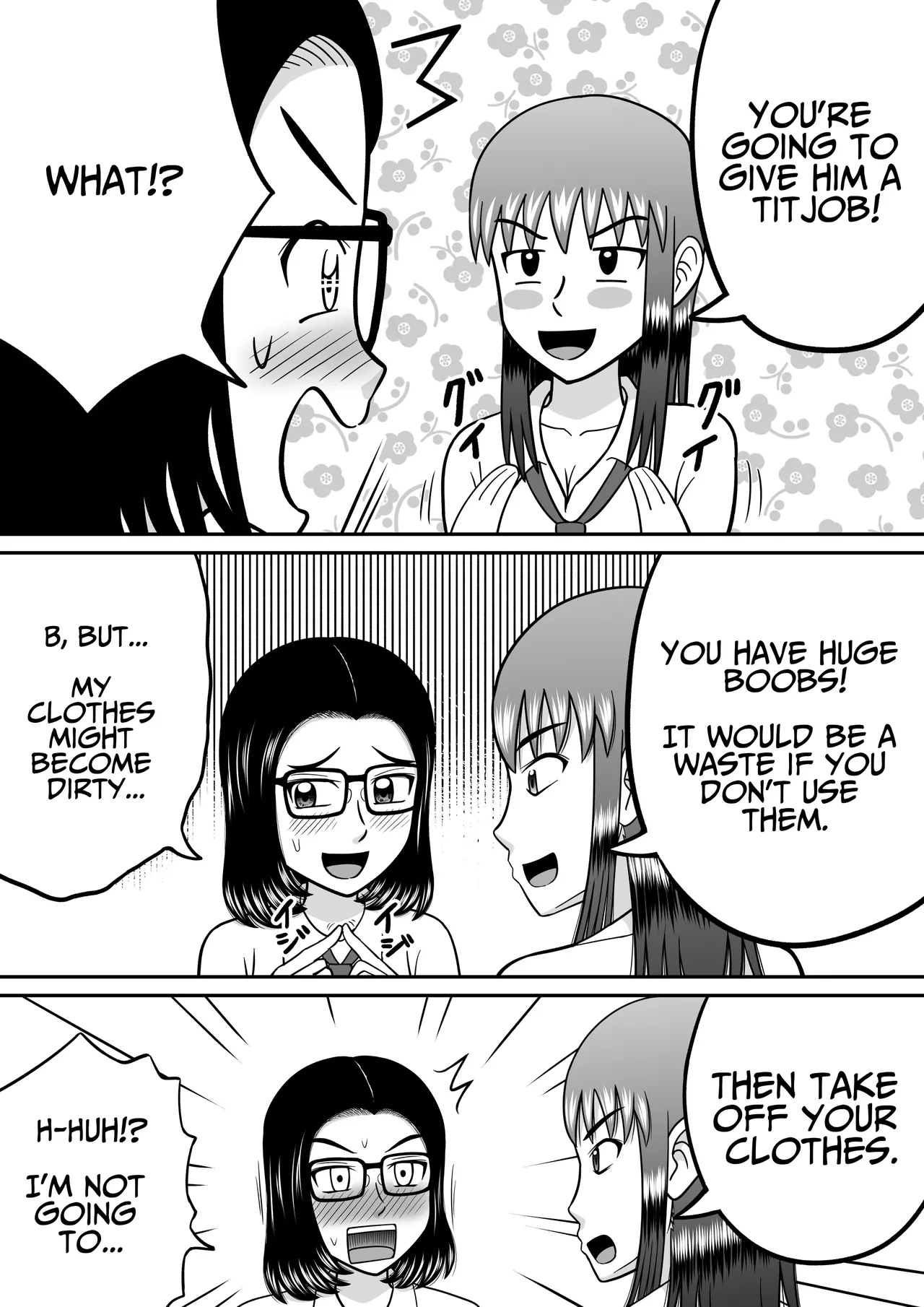 An Honest Dick page 40 original parody - mosaic censorship glasses hentai manga - read online free