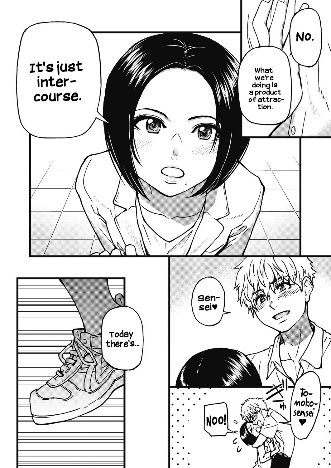 Koko Kara Saki wa Sex Desu!! #10 page 38 - milf sweating hentai manga - read online free