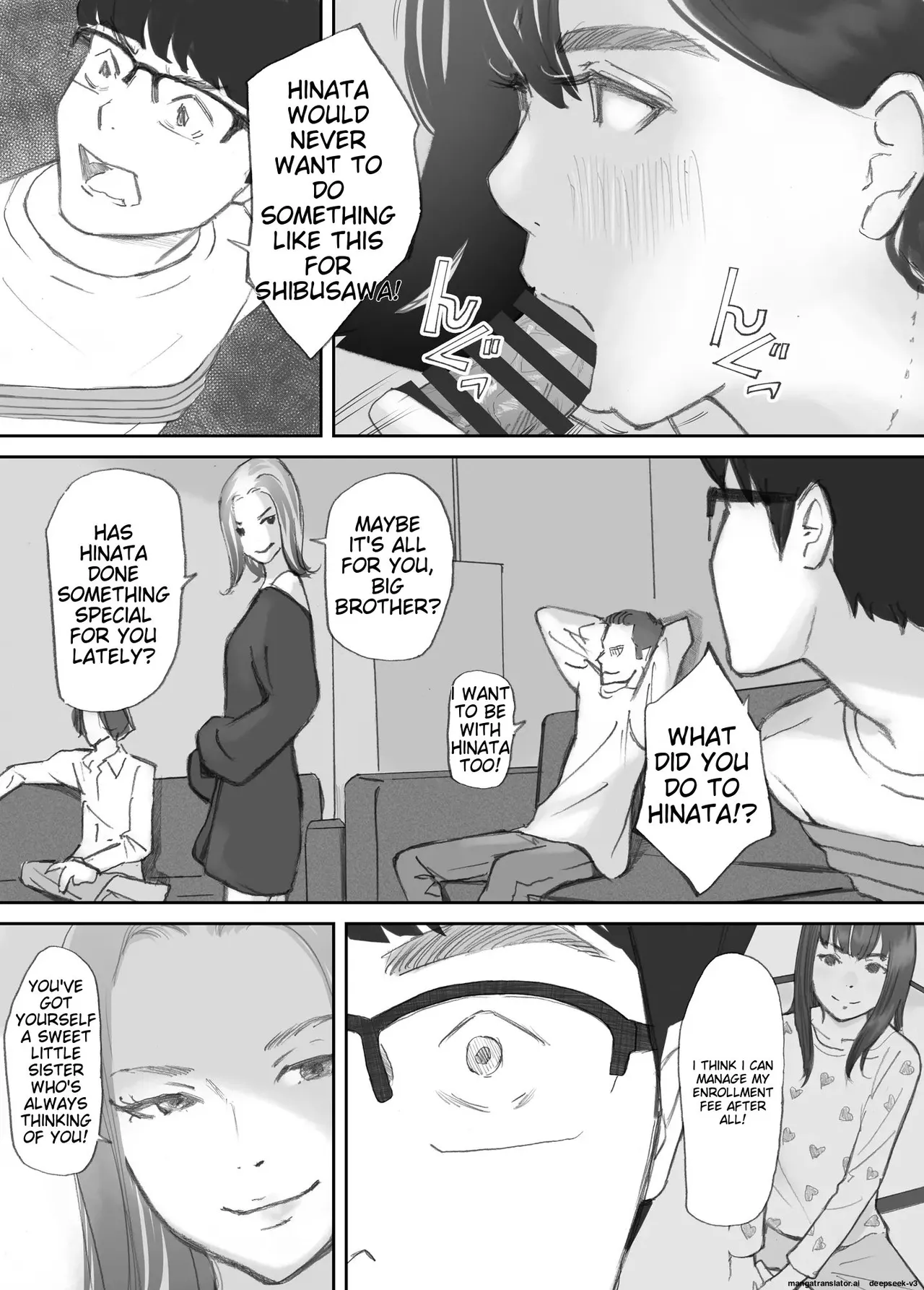 [Nekome Koi] Hadan no Kizuna -Netorareta Gimai- | Broken Bonds: Stepsister Cuckolded [English] page 135 original parody - rough translation defloration hentai manga - read online free