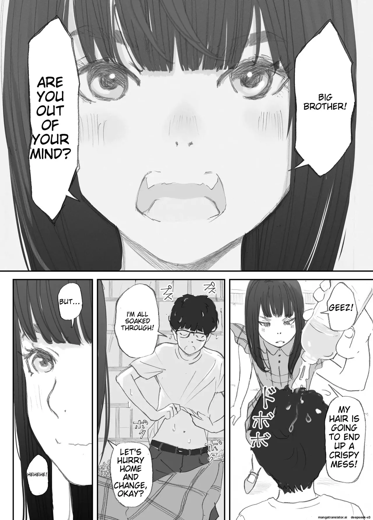 [Nekome Koi] Hadan no Kizuna -Netorareta Gimai- | Broken Bonds: Stepsister Cuckolded [English] page 32 original parody - rough translation defloration hentai manga - read online free