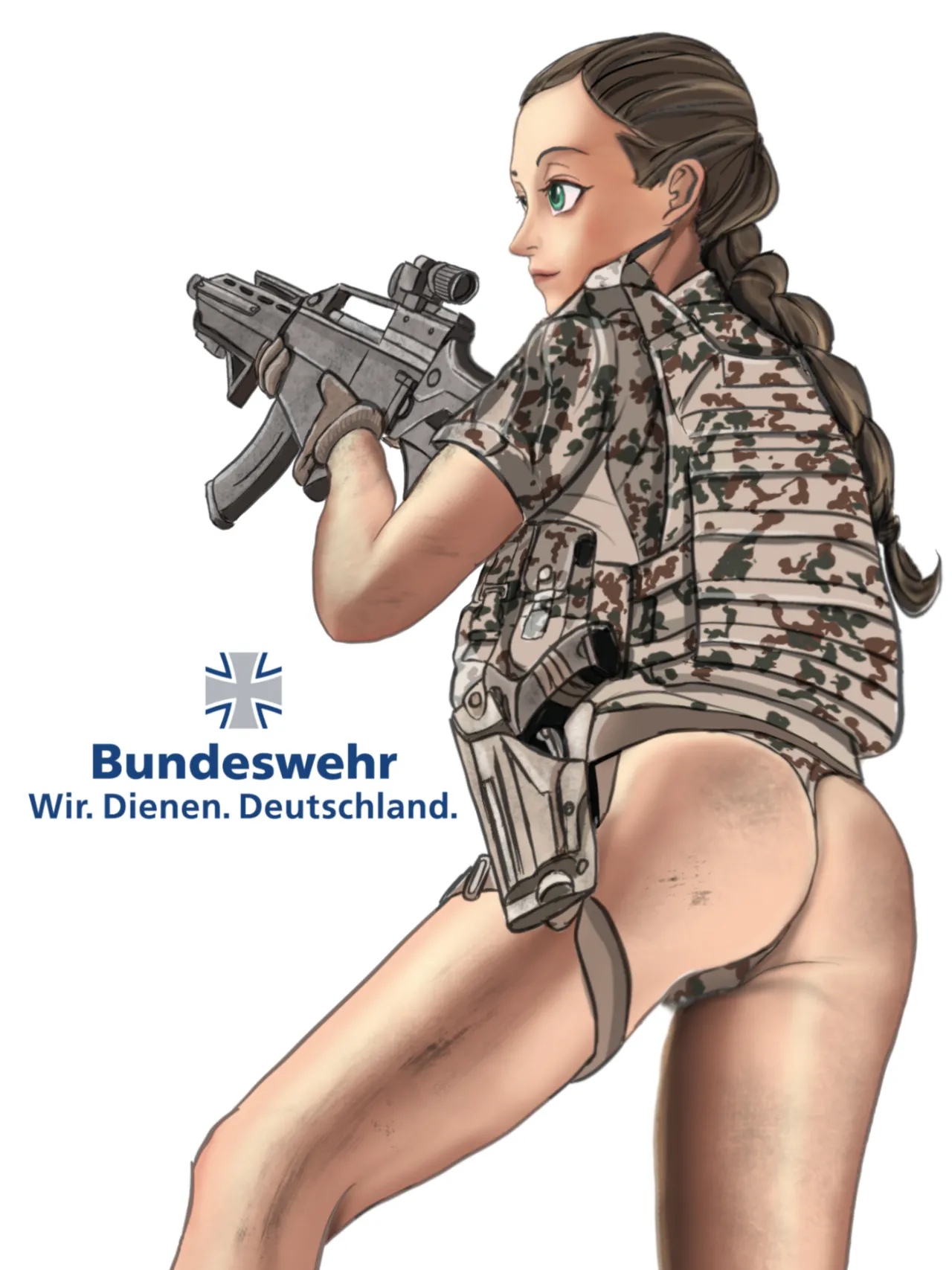 军装少女 page 34 - military hentai manga - read online free