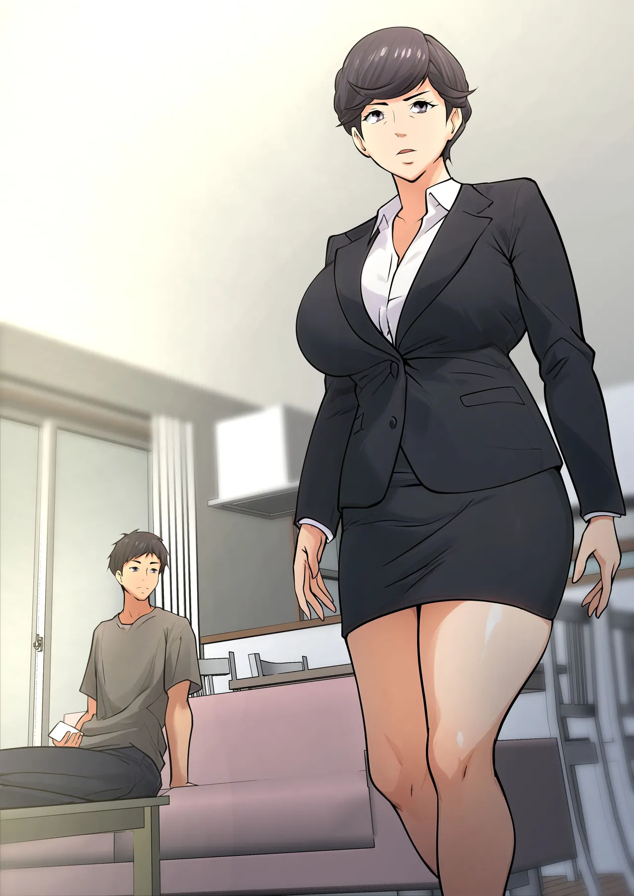 Shikatanaku Kaa-chan to Sex Shimasu page 25 original parody - sole female sole male hentai manga - read online free