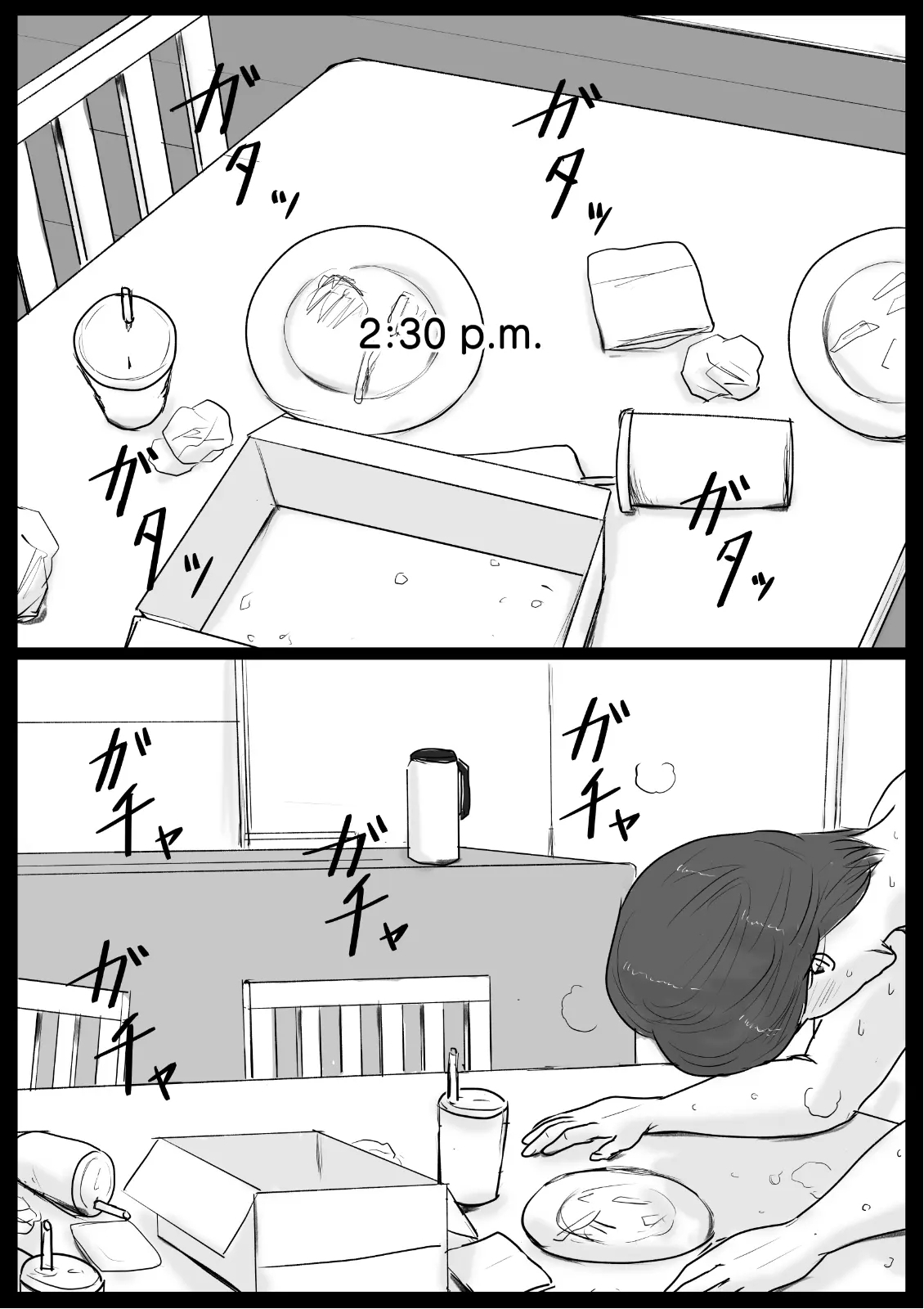 Oozora Kaiko (kaiko)] Mitchaku! Mamakko Danshi to Okaa-san ~Aru 1-nichi no Document [English] page 50 original parody - sole female sole male hentai manga - read online free