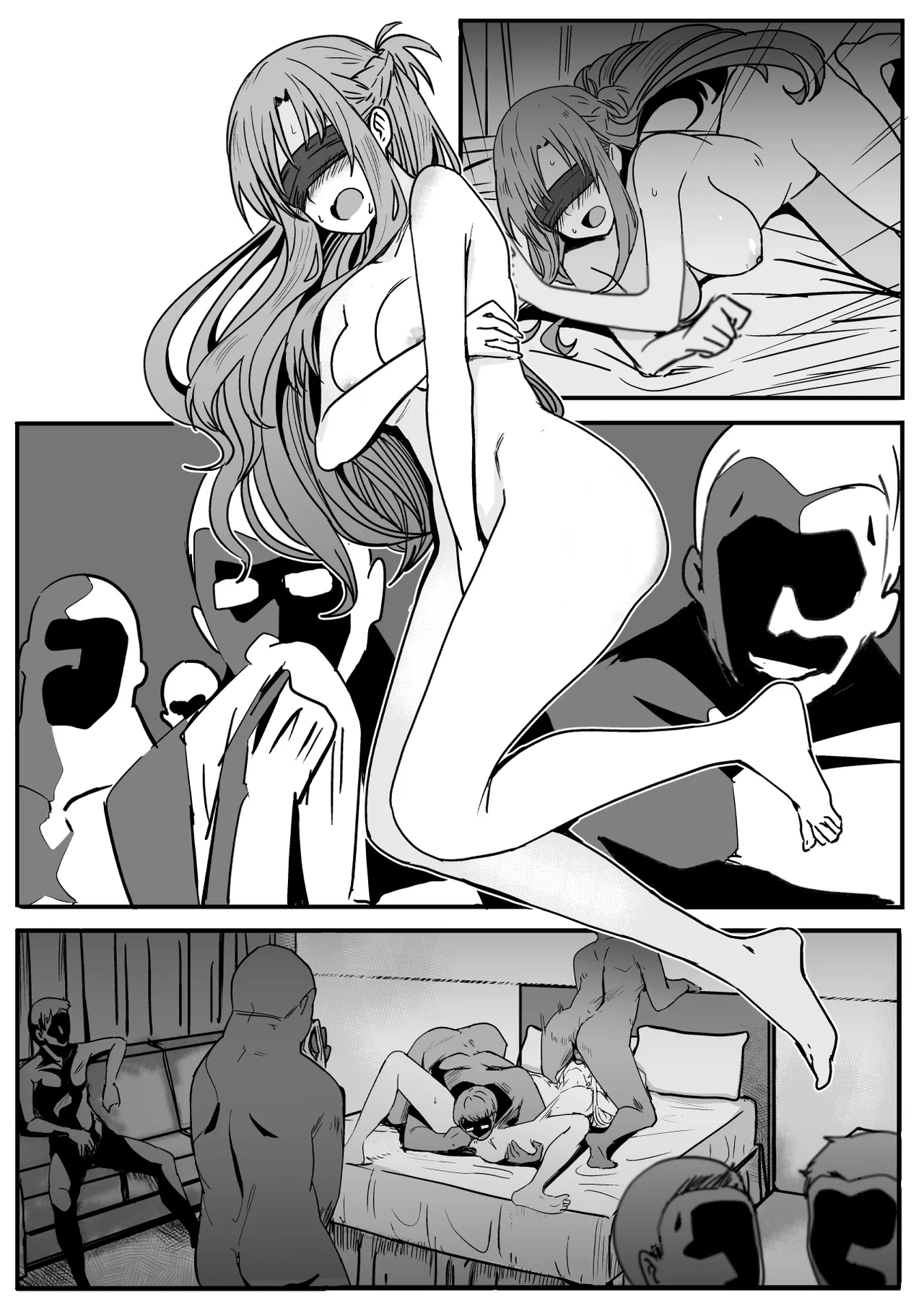 ASN page 12 featuring asuna yuuki sword art online parody - sole female blindfold hentai manga - read online free