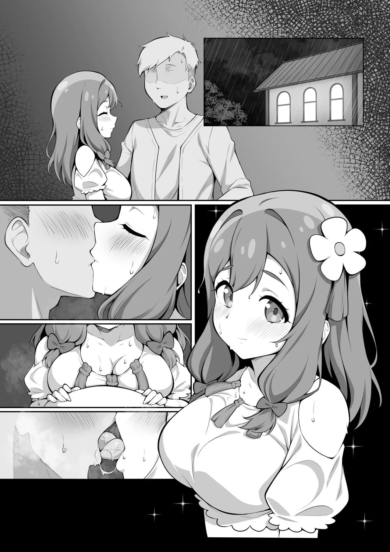 Pleasure after the rain page 22 featuring hanamaru kunikida love live sunshine parody - kissing leg lock hentai manga - read online free