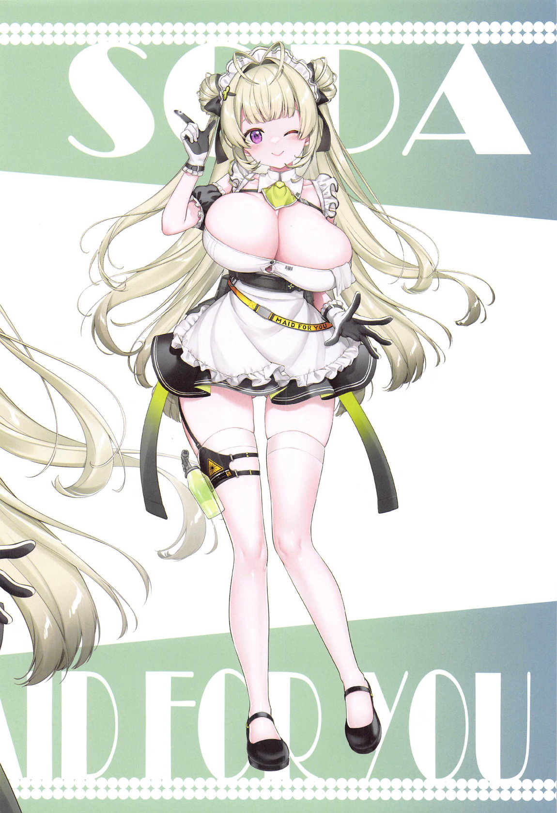 NIKKE-SODA EMOTIONAL SUPPORT page 15 featuring soda goddess of victory nikke parody - maid big breasts hentai manga - read online free