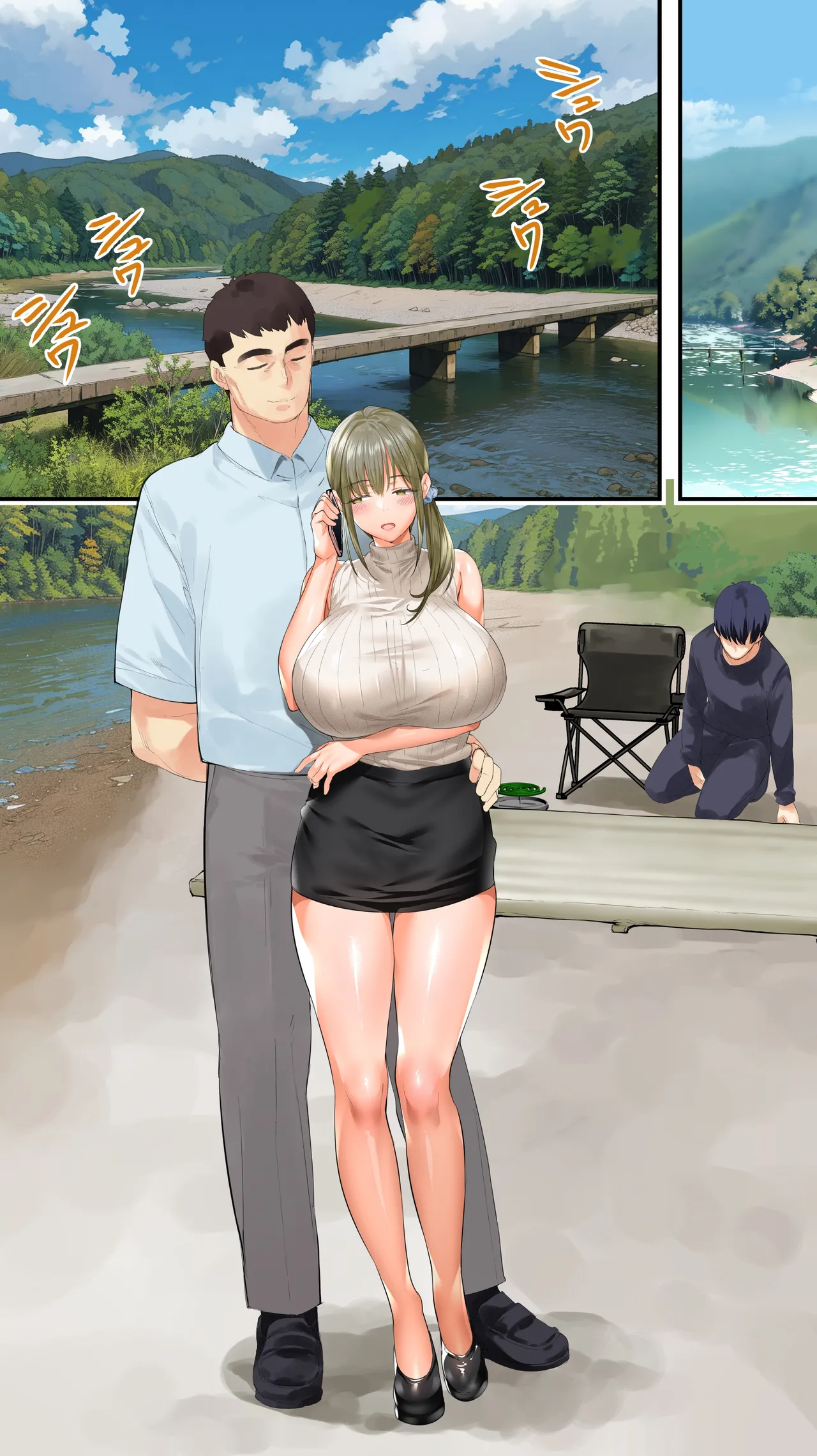 Panpan Travelers Kochi Hitozuma Zecchou Hen page 66 original parody - big breasts mmf threesome hentai manga - read online free