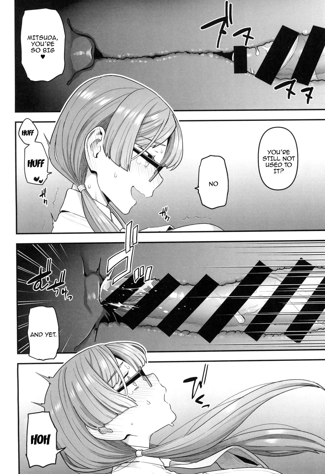 (C101) [Sayonara Hornet (Yoshiragi)] Iinchou to Mitsuda-kun no Houkago - Otonashi Kotoha and Mitsuda Makoto | The Prez and Mitsuda-kun After Class - Otonashi Kotoha and Mitsuda Makoto [English] {Doujins.com} page 14 original parody - big breasts unusual pupils hentai manga - read online free