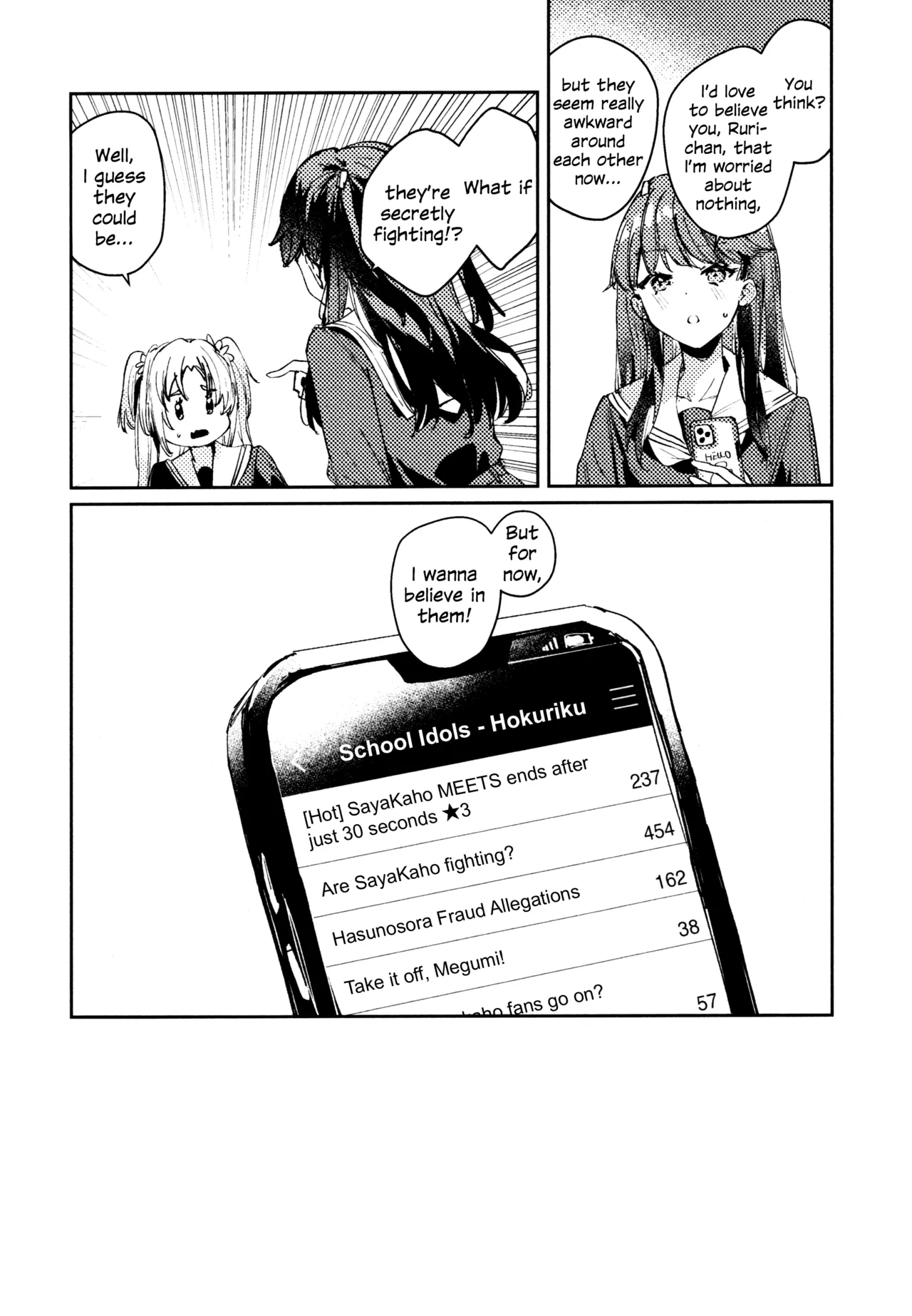 Aspherical Love page 124 featuring kaho hinoshita love live hasunosora jogakuin school idol club parody - cunnilingus females only hentai manga - read online free