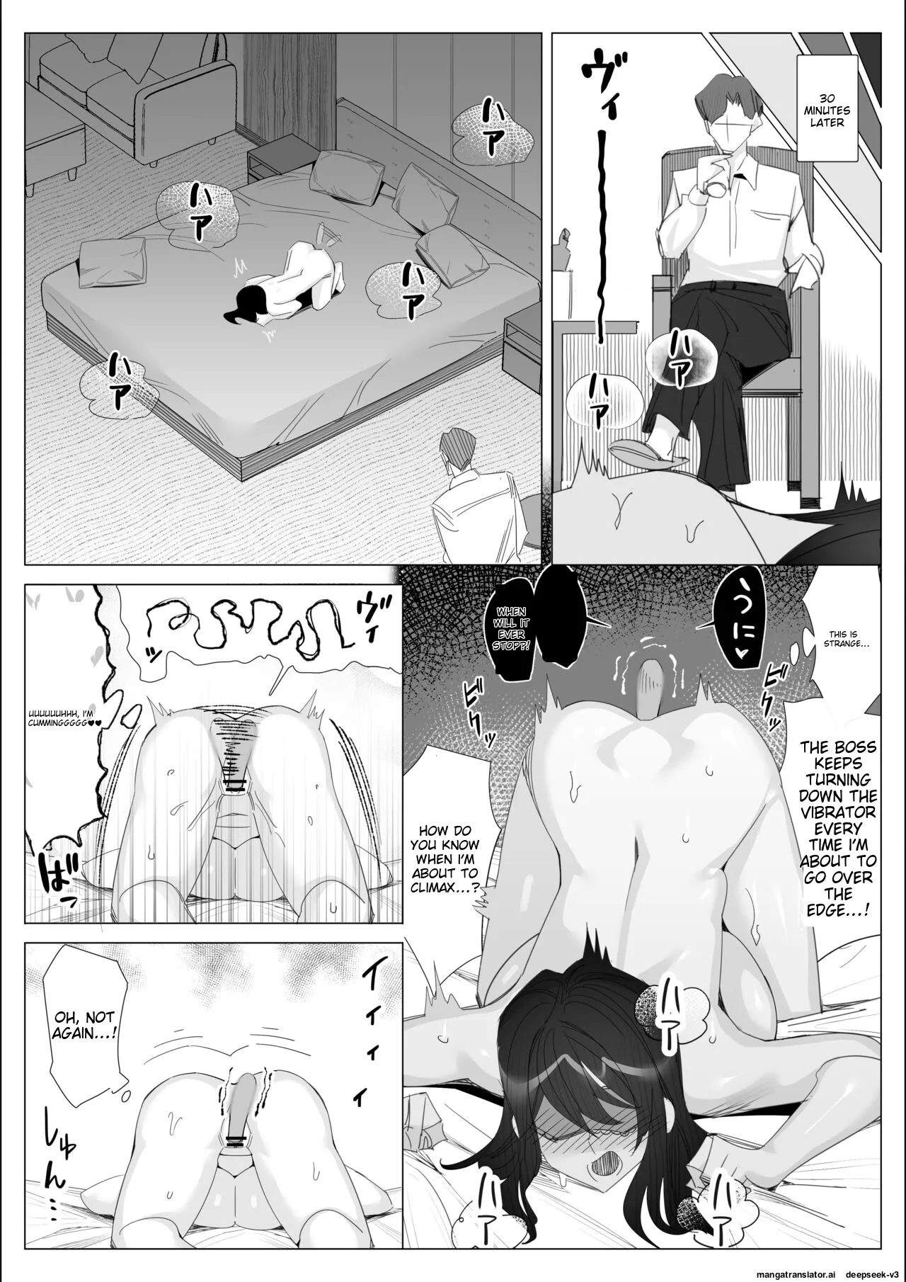 Pride no Takai Career Joshi ga Batsuichi Furyou Joushi ni Netorareru Hanashi | A story about a proud career woman being seduced by her bad divorced boss page 220 original parody - blindfold big penis hentai manga - read online free