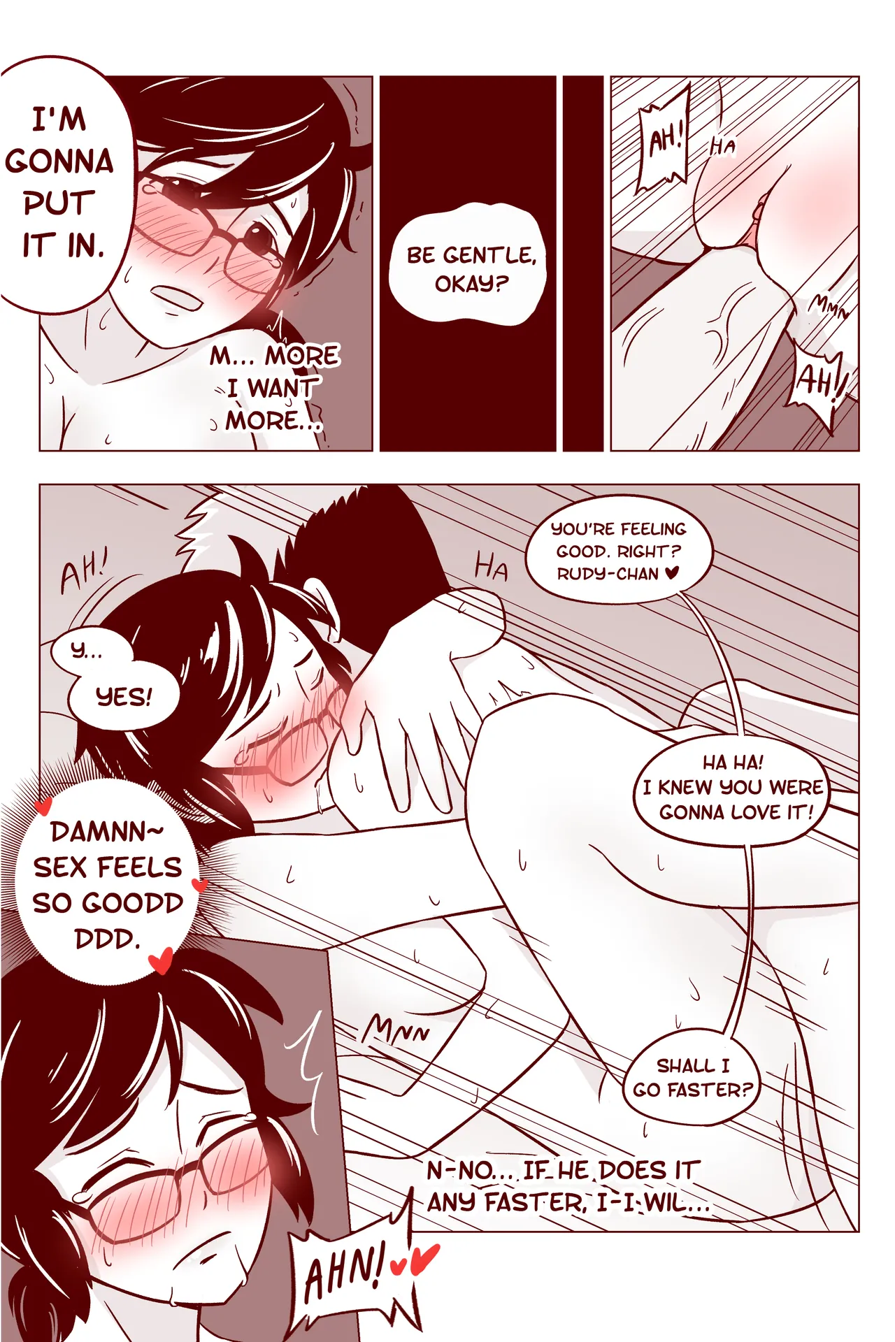 Rudy and Her Boys page 9 original parody - glasses uncensored hentai manga - read online free