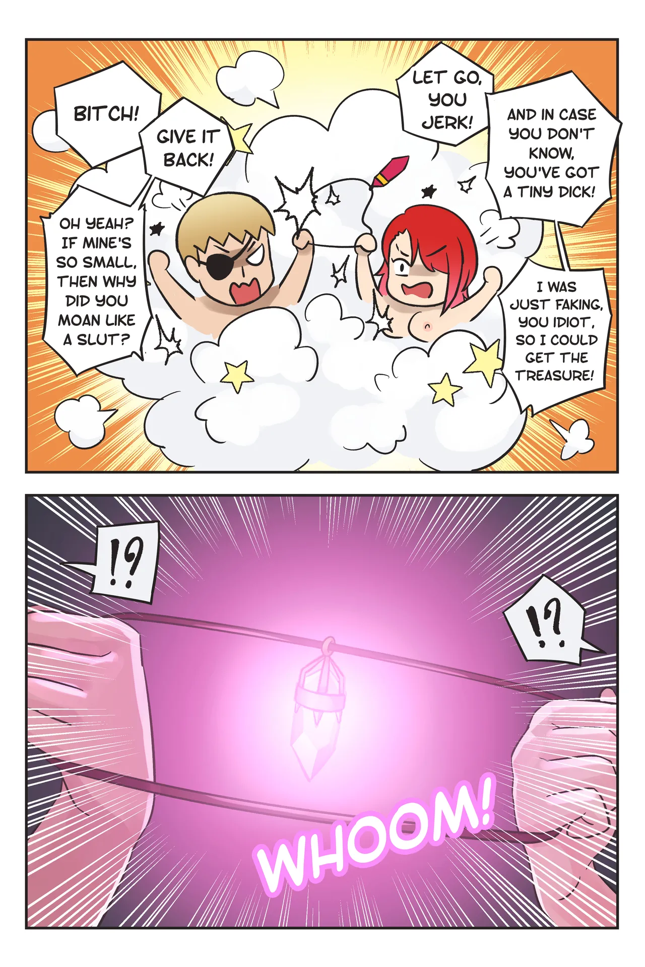 Rowan the Red Hair page 27 original parody - unusual teeth mmf threesome hentai manga - read online free