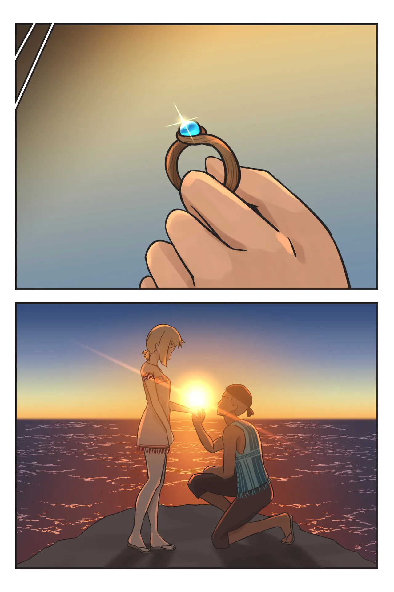 Rowan the Red Hair page 64 original parody - unusual teeth mmf threesome hentai manga - read online free