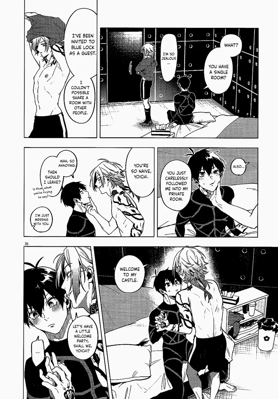 Love is a difficult thing for Kaiser page 34 featuring michael kaiser blue lock parody - sole male tracksuit hentai manga - read online free