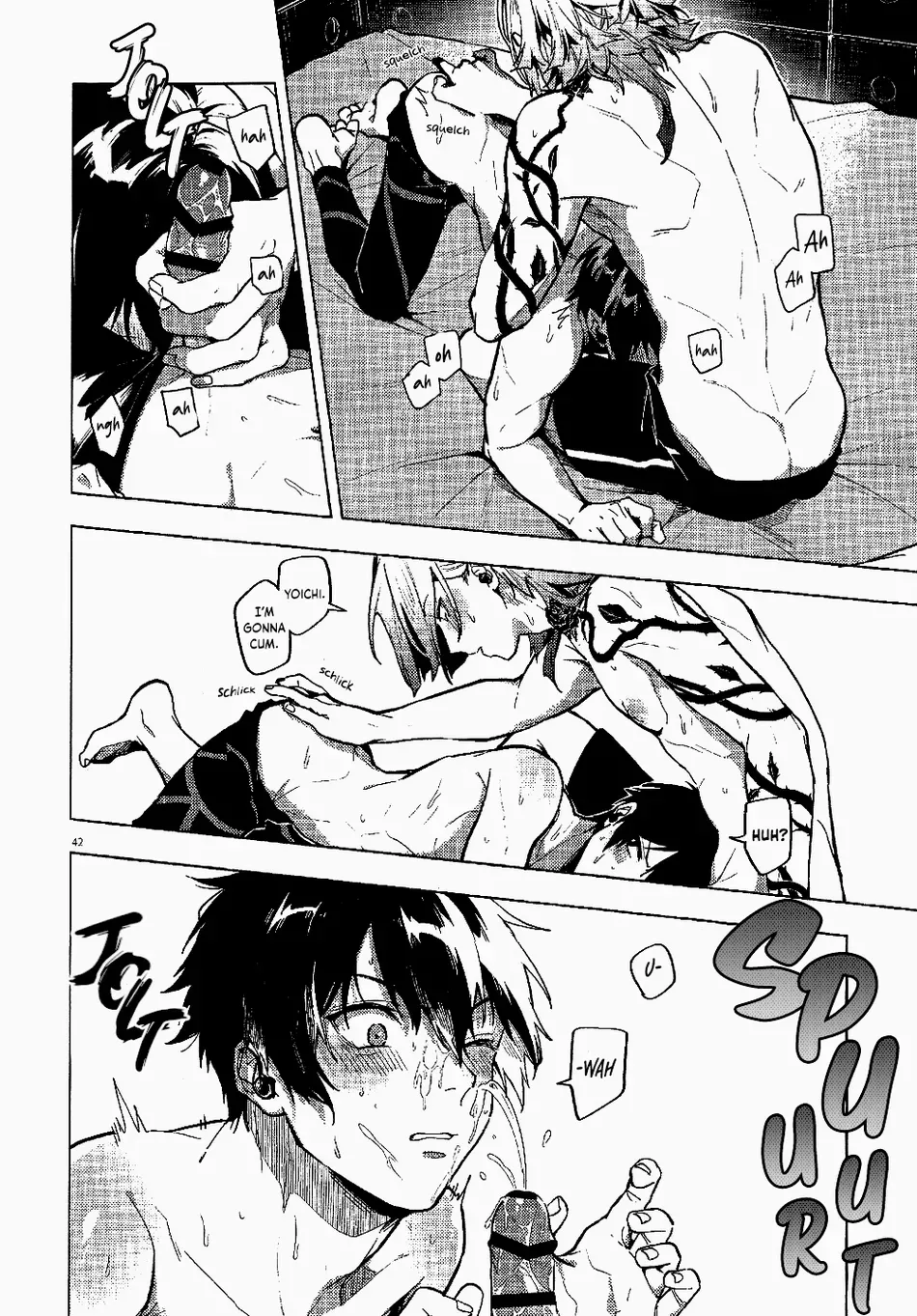 Love is a difficult thing for Kaiser page 40 featuring michael kaiser blue lock parody - sole male tracksuit hentai manga - read online free