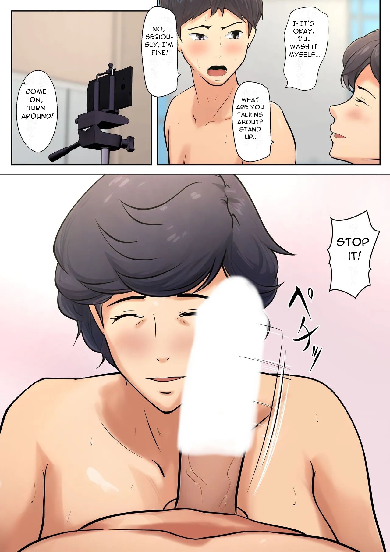 Shikatanaku kāchan to sekkusu shimasu - I Have No Choice But to Have Sex with My Mother page 46 original parody - sole female sole male hentai manga - read online free