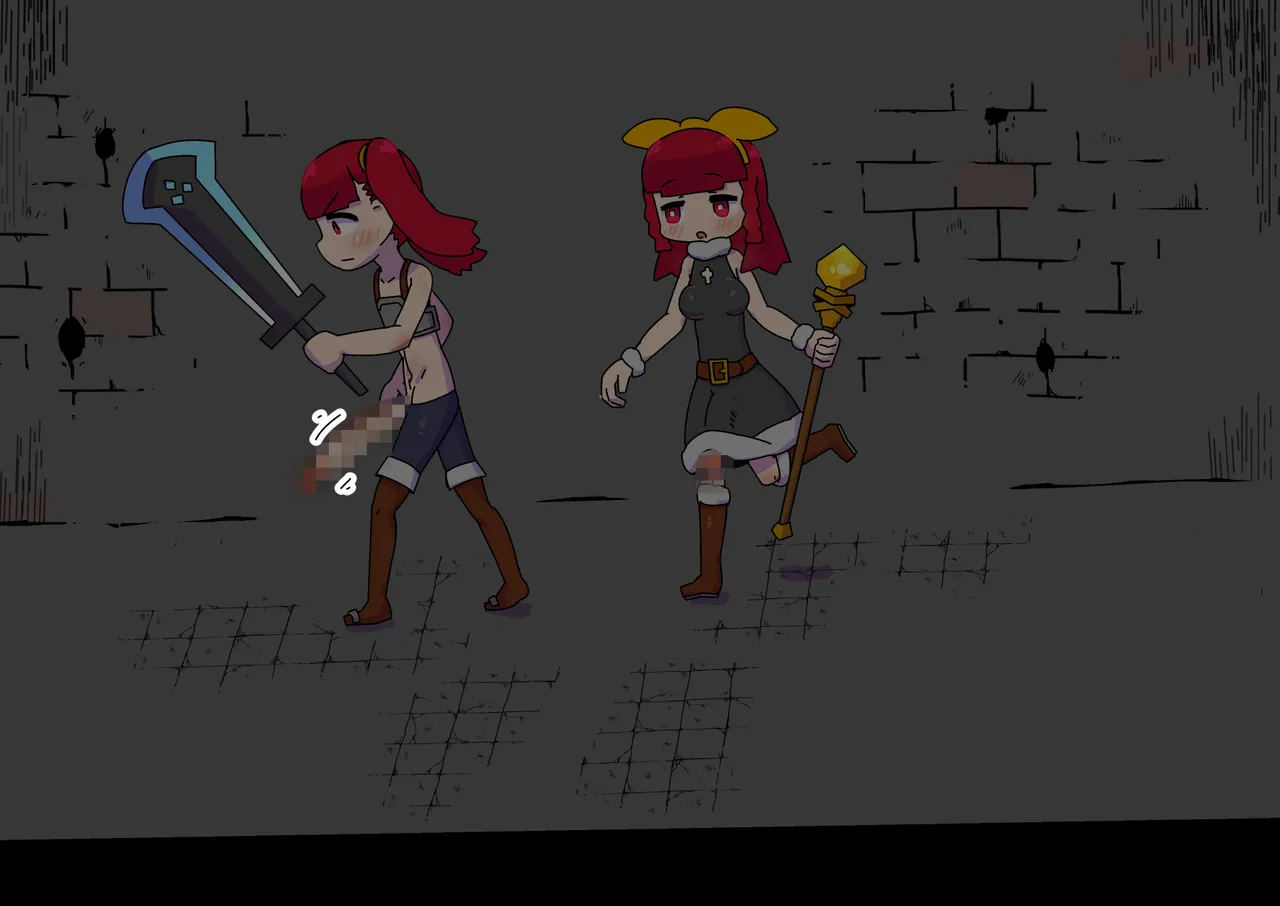 Adventuring Sisters Take on an Ero Trap Dungeon page 22 original parody - futanari kissing hentai manga - read online free