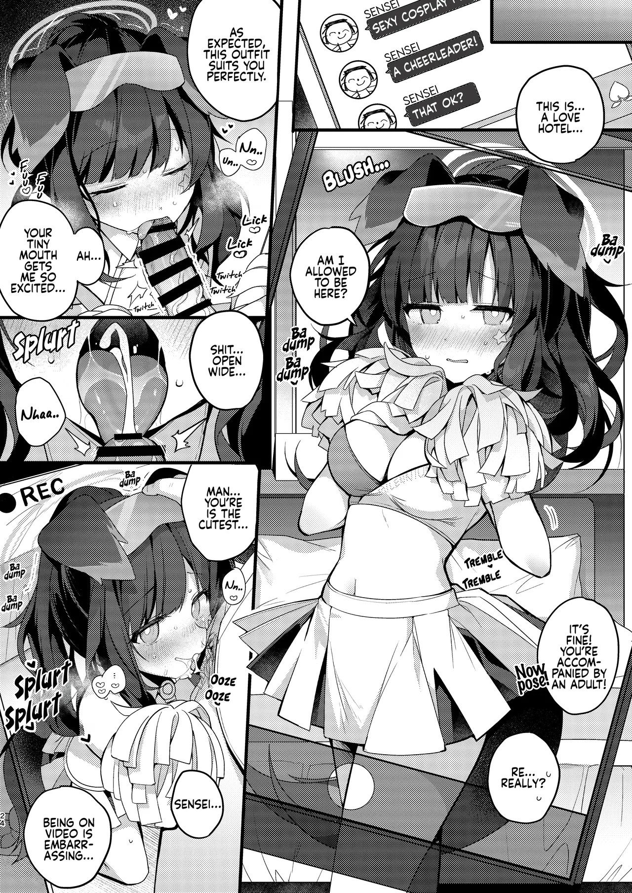Nekoduka Hibiki ha Kyou mo Kotowarenai | Hibiki Nekozuka can't refuse today page 24 featuring hibiki nekozuka blue archive parody - sole female sole male hentai manga - read online free