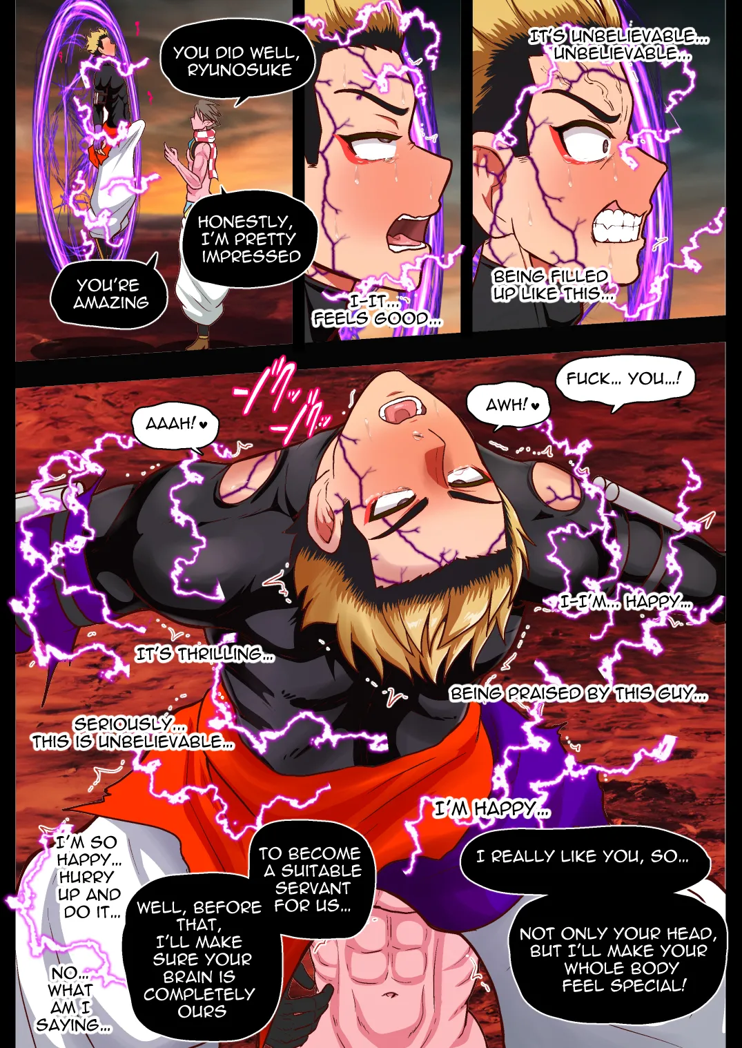 The Lustful Demon Attacks page 38 - full color big penis hentai manga - read online free