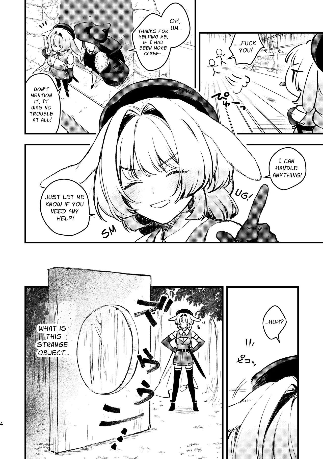 [Beans Mame (Mochiji)] Kabeshiri Usagi Boukensha, Kusuri de Kyousei Hatsujou!? | KABESHIRI ~ass in the wall gloryhole~ Bunny Adventurer's Drug Induced Estrus [English] [よろきんパン工場] [Digital] page 24 original parody - bondage bunny girl hentai manga - read online free