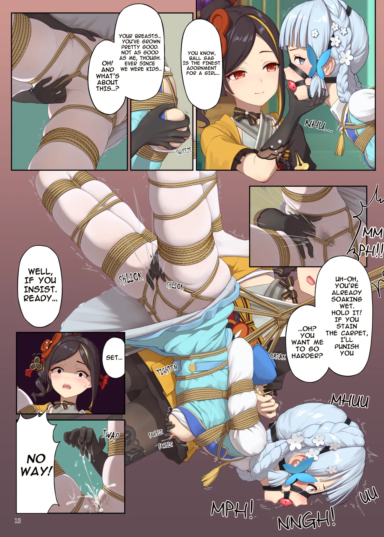 En no Ori Ito page 13 featuring lumine genshin impact parody - gag females only hentai manga - read online free