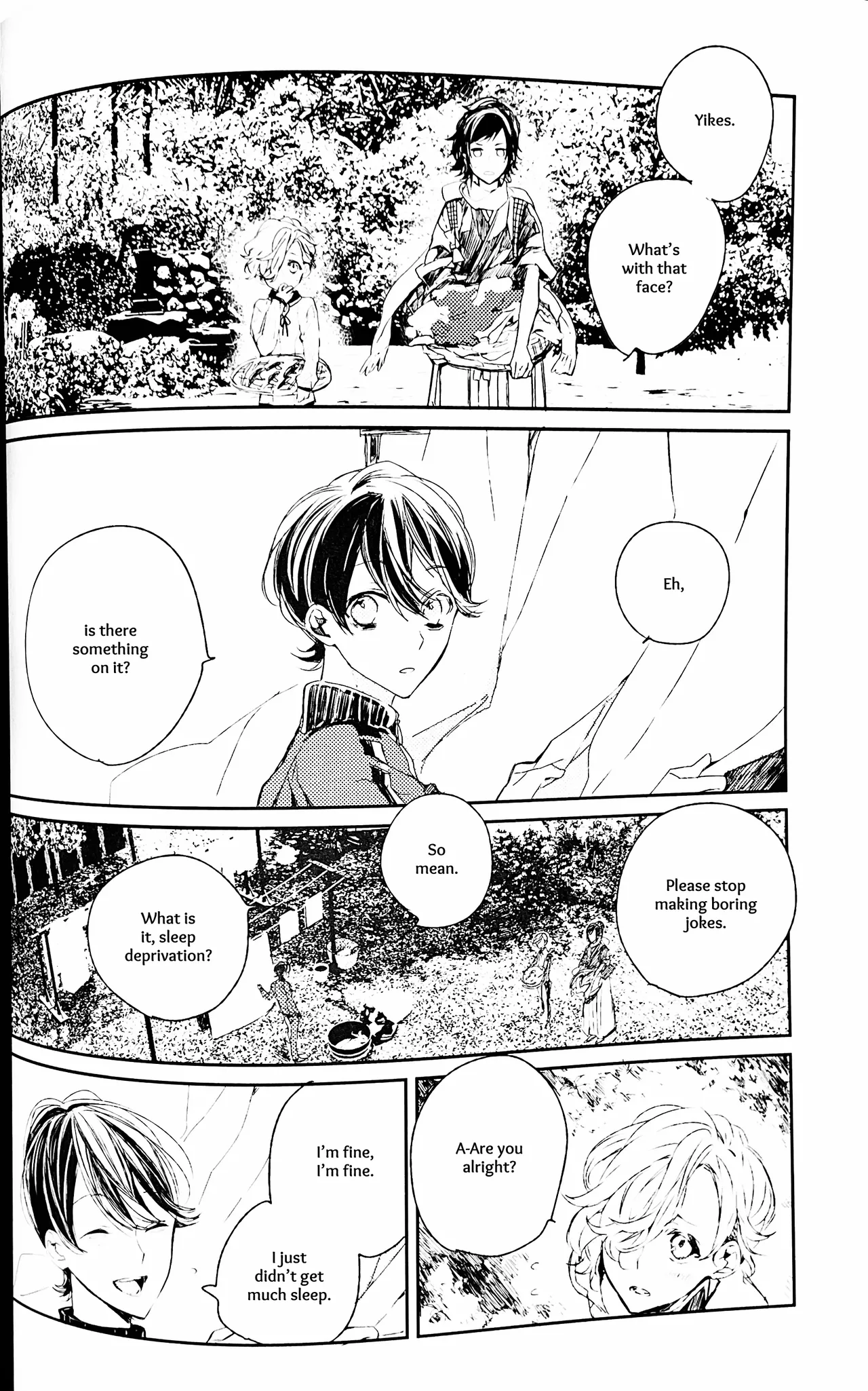 Yuukan Yashiki: Hanadoki | Leisure Grounds: Flowering Season page 13 featuring horikawa kunihiro touken ranbu parody - males only yaoi hentai manga - read online free