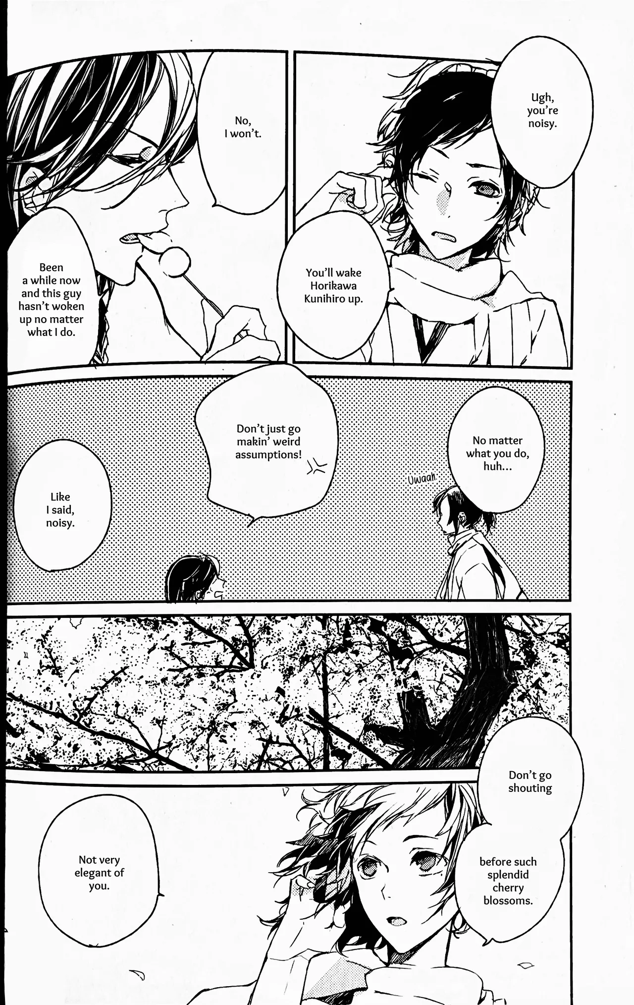 Yuukan Yashiki: Hanadoki | Leisure Grounds: Flowering Season page 37 featuring horikawa kunihiro touken ranbu parody - yaoi males only hentai manga - read online free