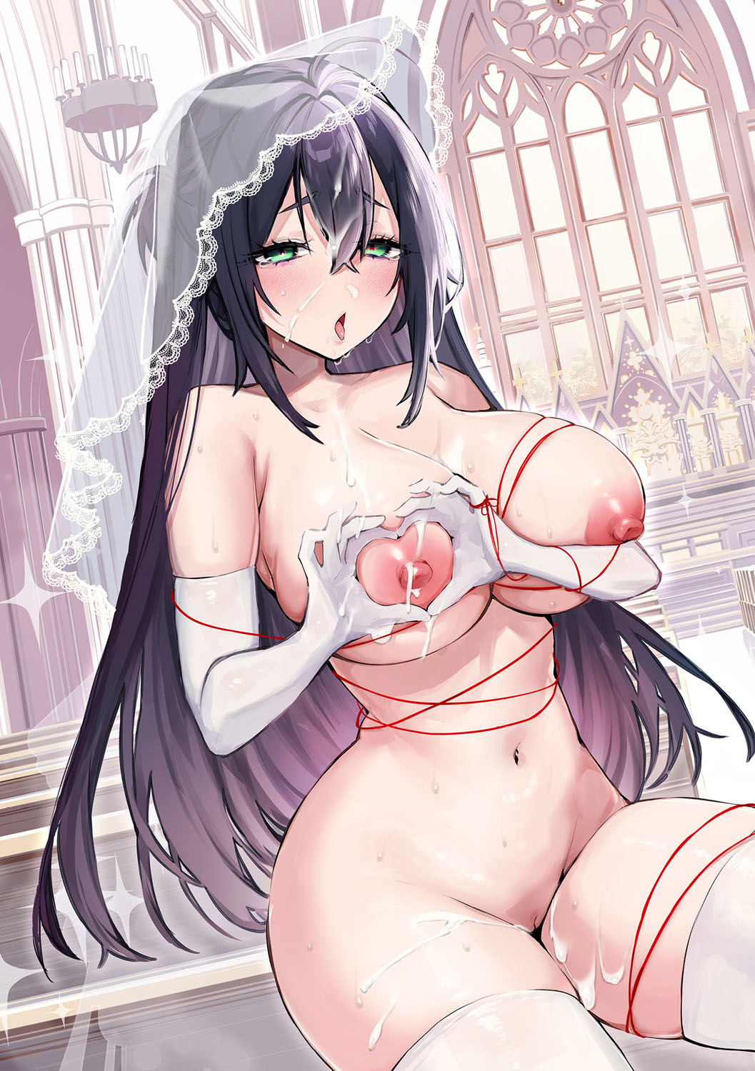 Musunde Karamete, Akai Ito. page 228 - nakadashi paizuri hentai manga - read online free