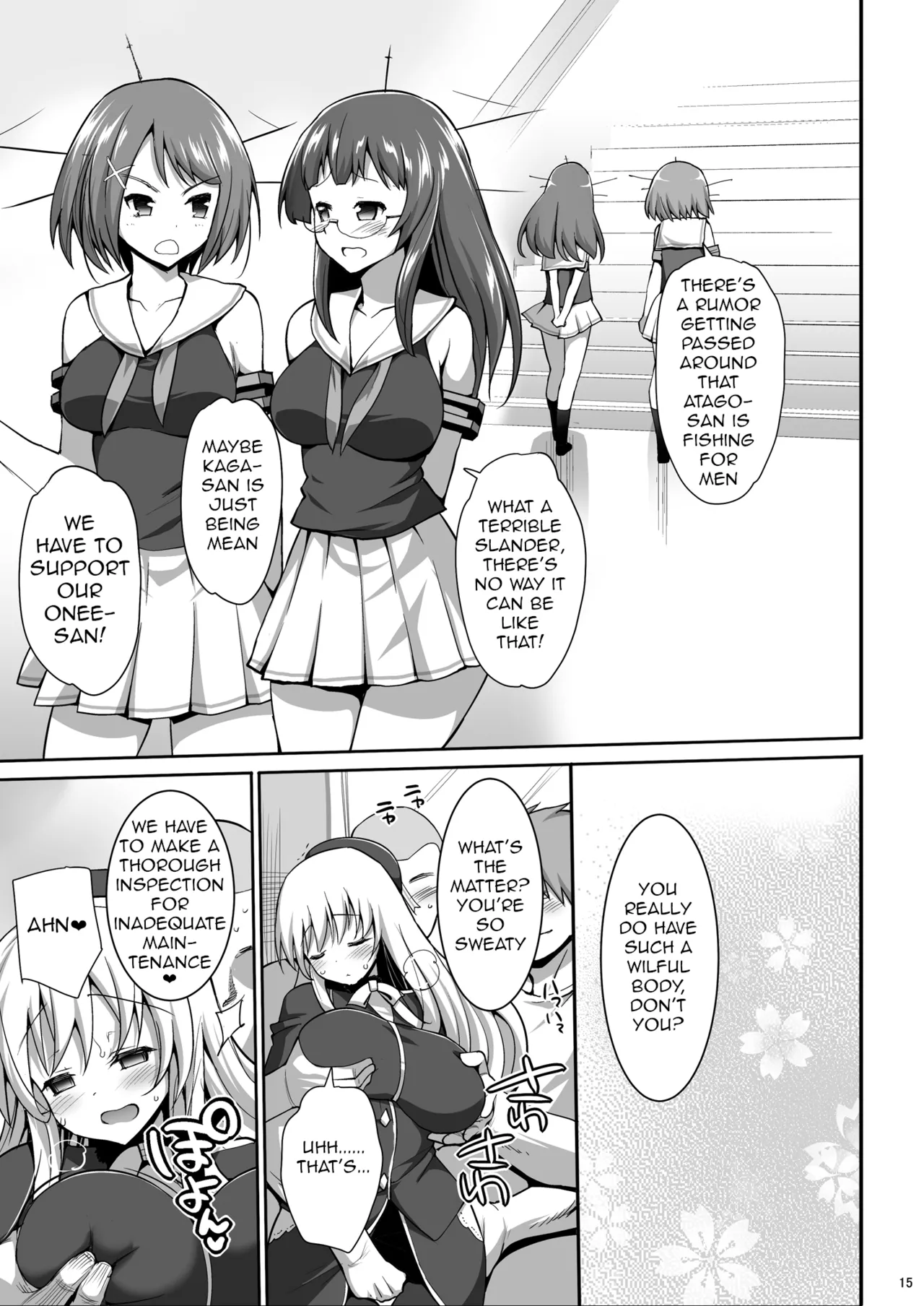 Kamichichi Atago Bitch Rankou page 16 featuring choukai kantai collection parody - nakadashi paizuri hentai manga - read online free