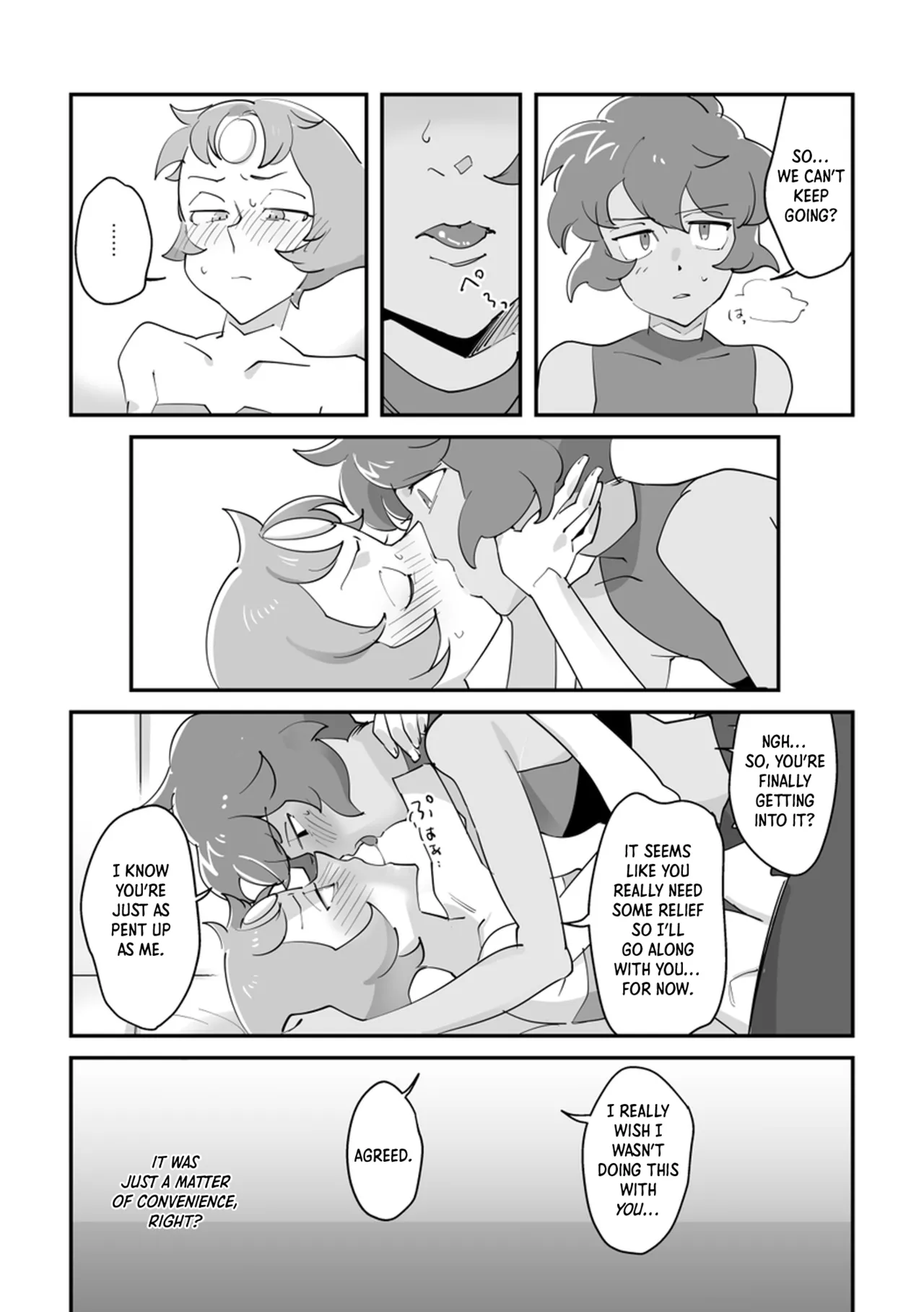 Anata no Koto wa Suki ja Nai kedo | I Don't Like You, But + Extras page 12 featuring pearl steven universe parody - kissing cunnilingus hentai manga - read online free