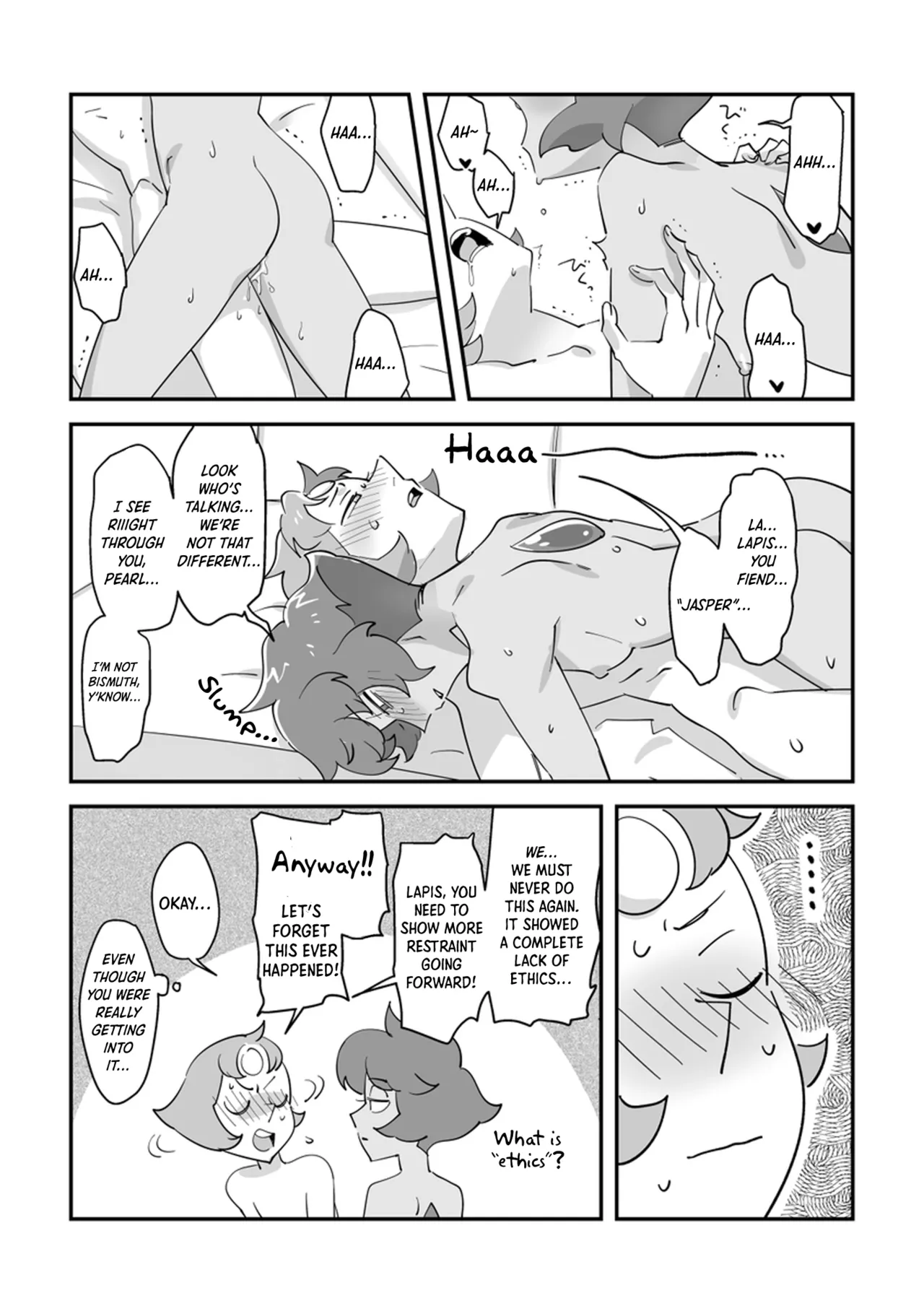Anata no Koto wa Suki ja Nai kedo | I Don't Like You, But + Extras page 19 featuring pearl steven universe parody - kissing cunnilingus hentai manga - read online free