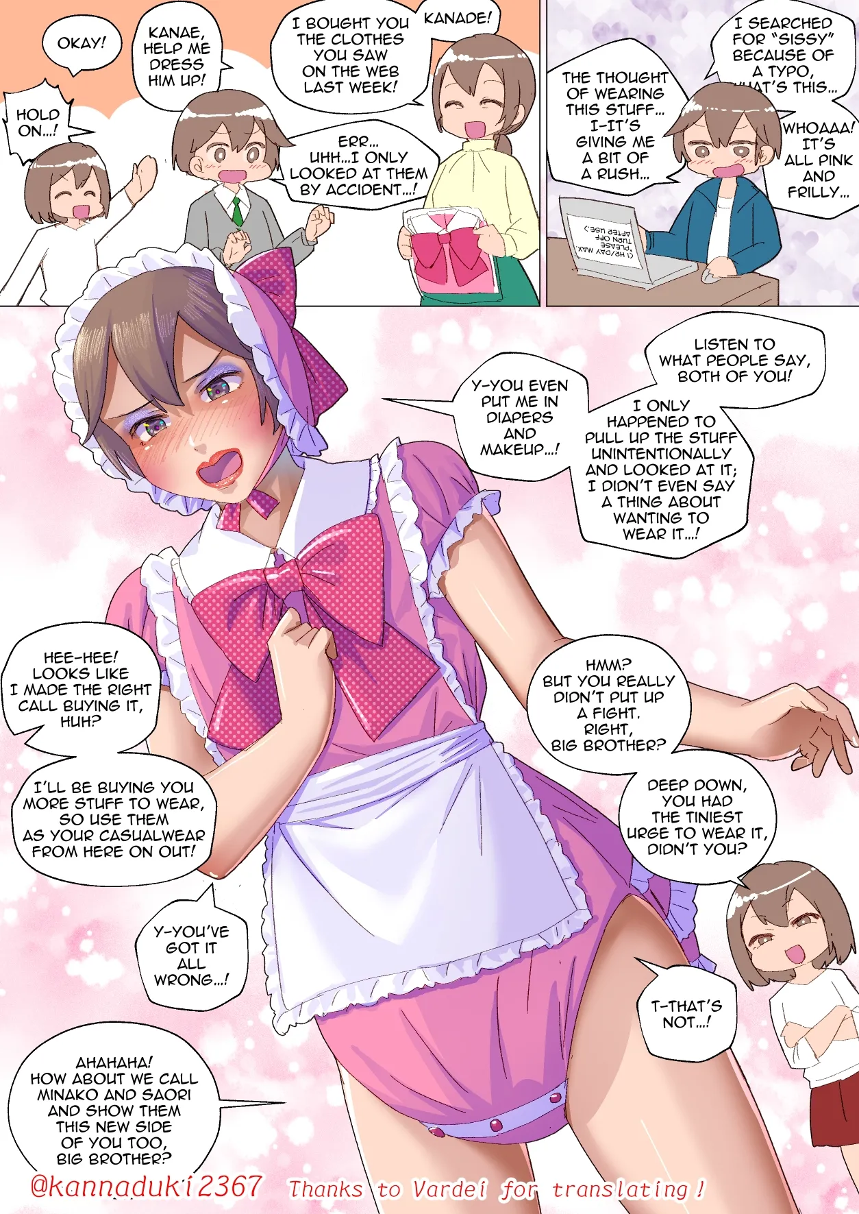Short Sissy Stories page 16 original parody - full color infantilism hentai manga - read online free