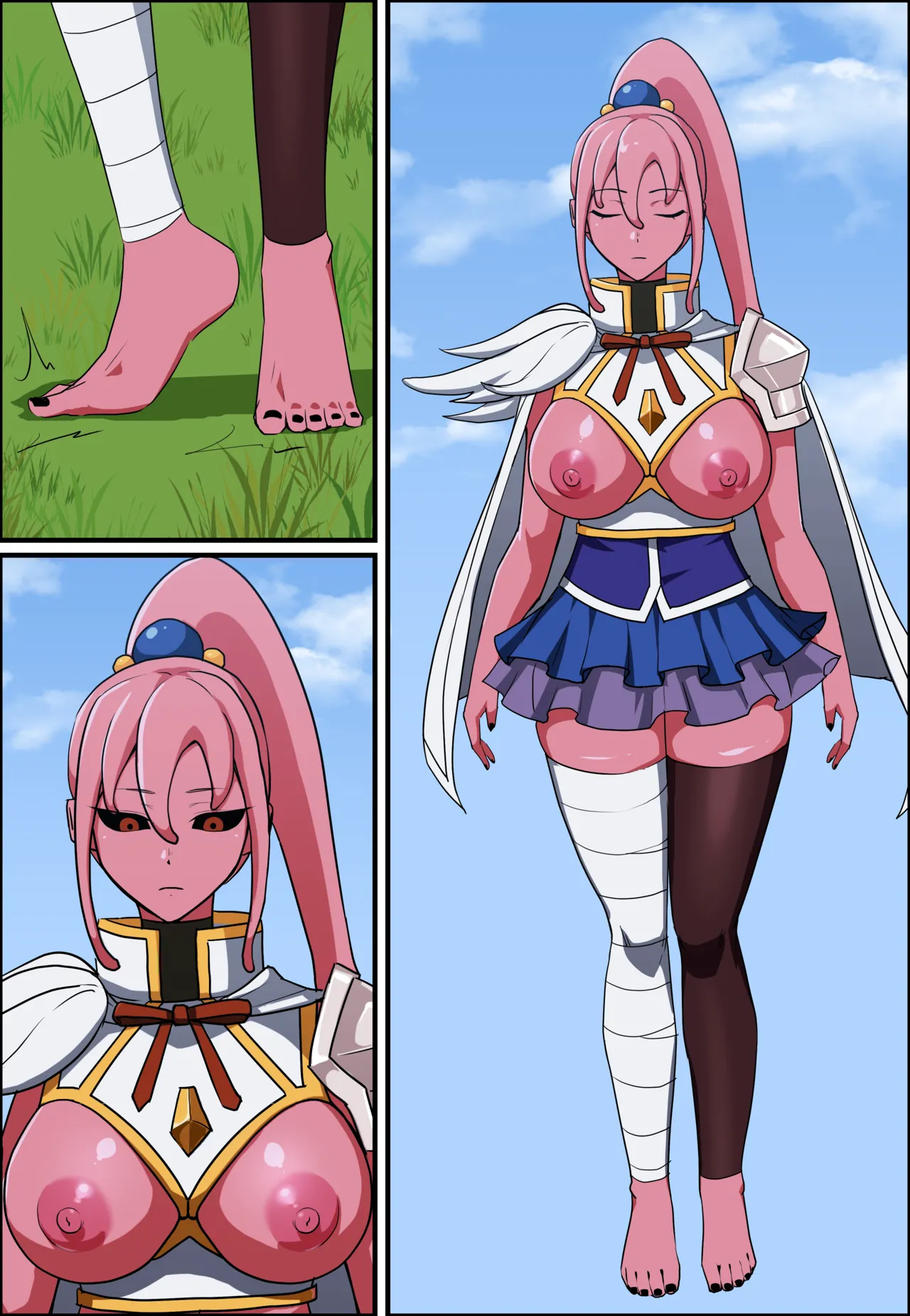 Kazuma Satou / Aqua / Megumin / Darkness 1-3 page 30 featuring aqua dragon ball z parody - full color big breasts hentai manga - read online free